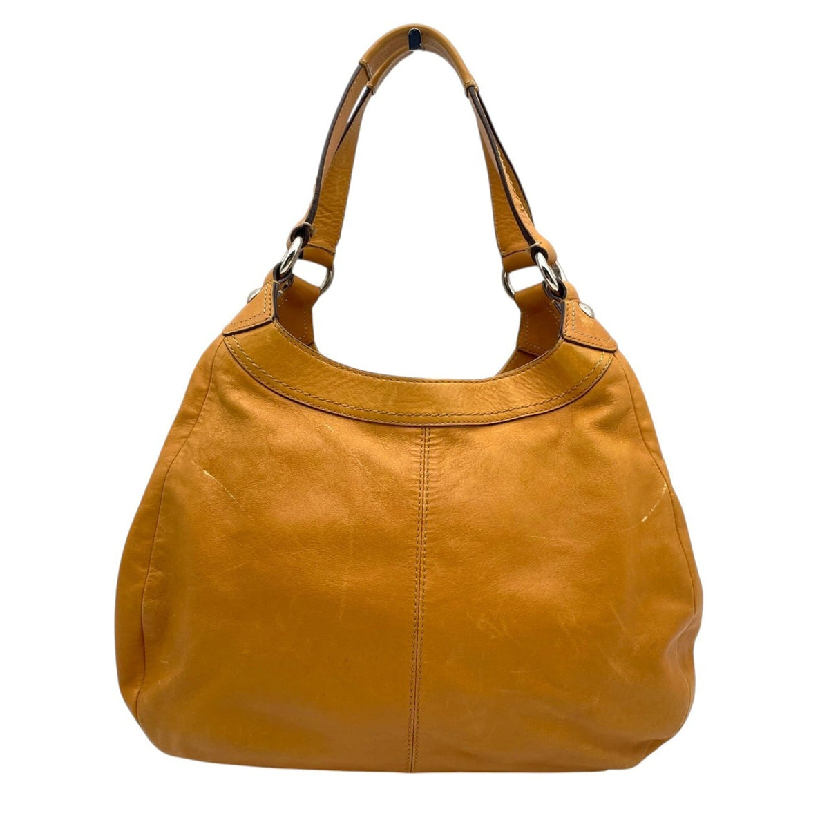 Coach Brown Camel Leather Handbag Shoulder Bag (Pre-Owned)
