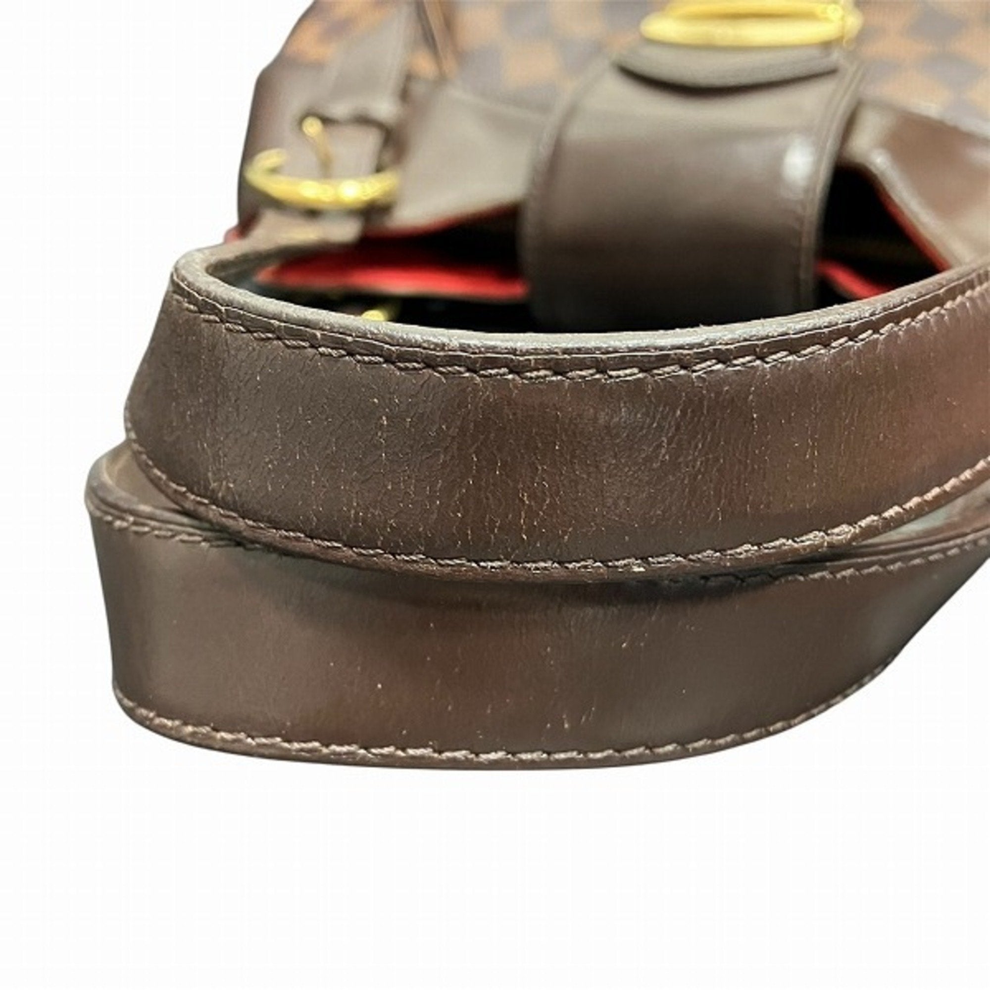 Louis Vuitton Brown Damier Canvas Handbag Shoulder Bag (Pre-Owned)