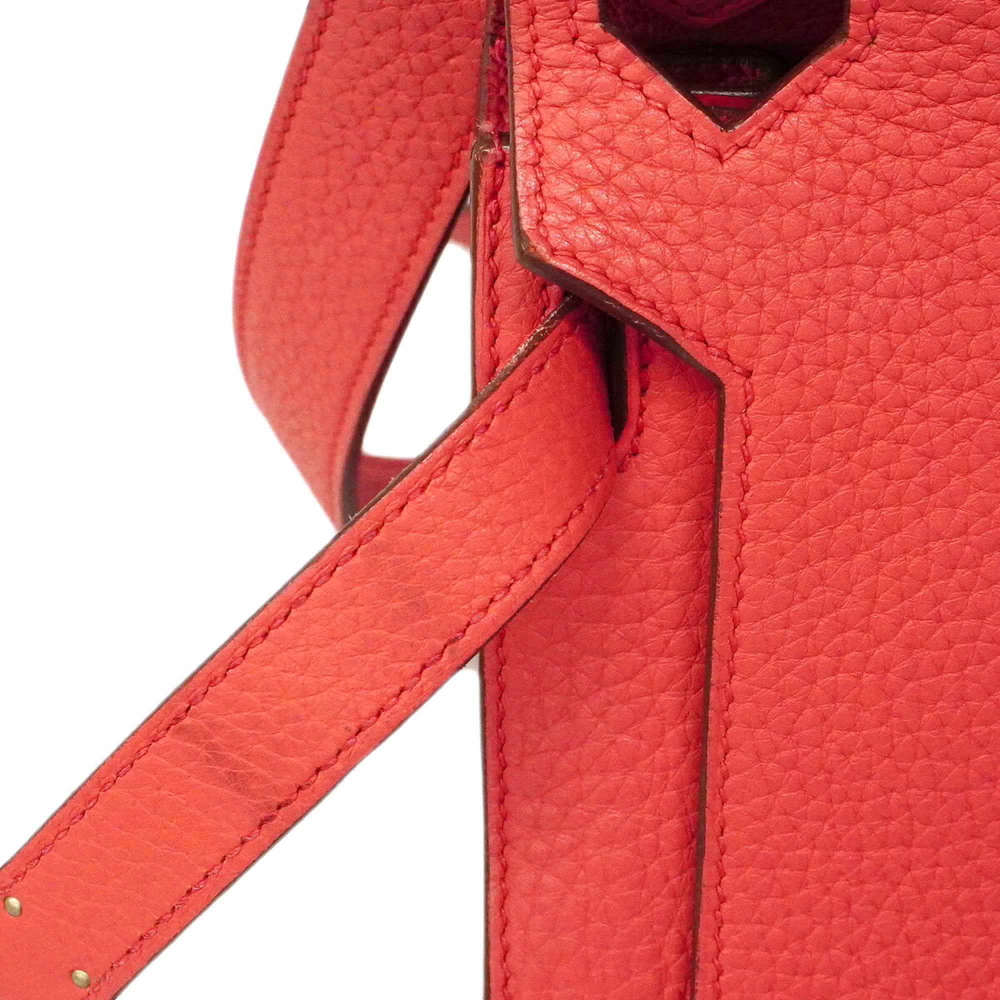 Hermes Bougainvillier Taurillon Clemence Leather Shoulder Bag (Pre-Owned)