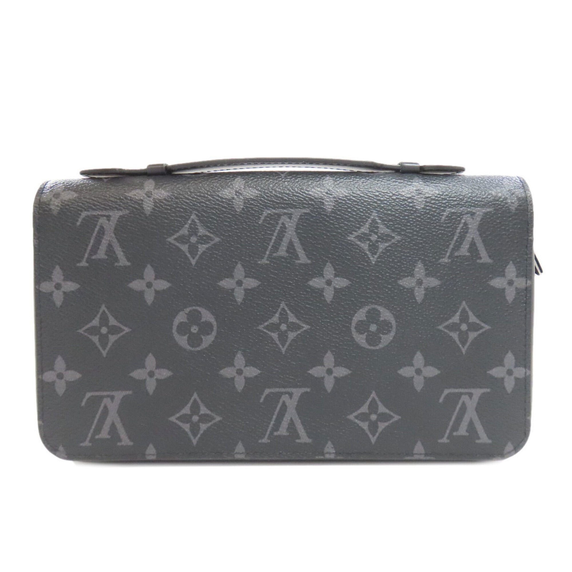 Louis Vuitton Black Monogram Eclipse Clutch Bag (Pre-Owned)