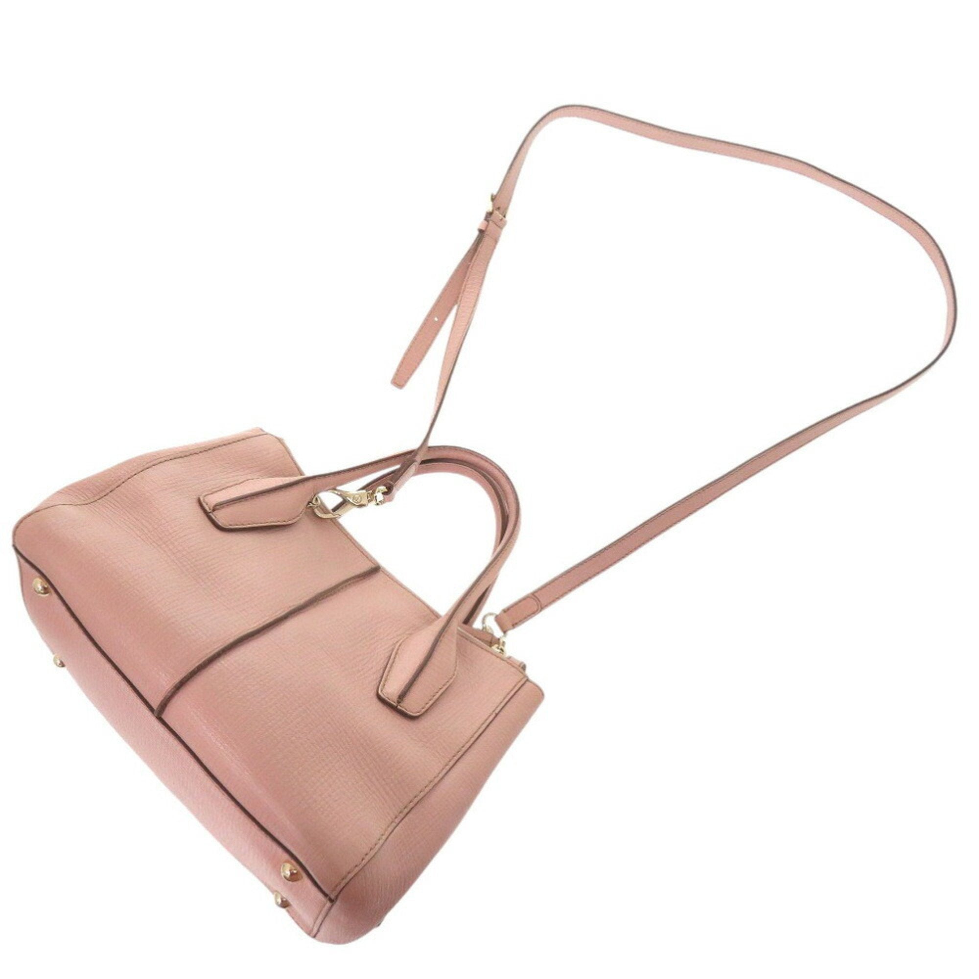 Tod's Pink Leather Handbag (Pre-Owned)