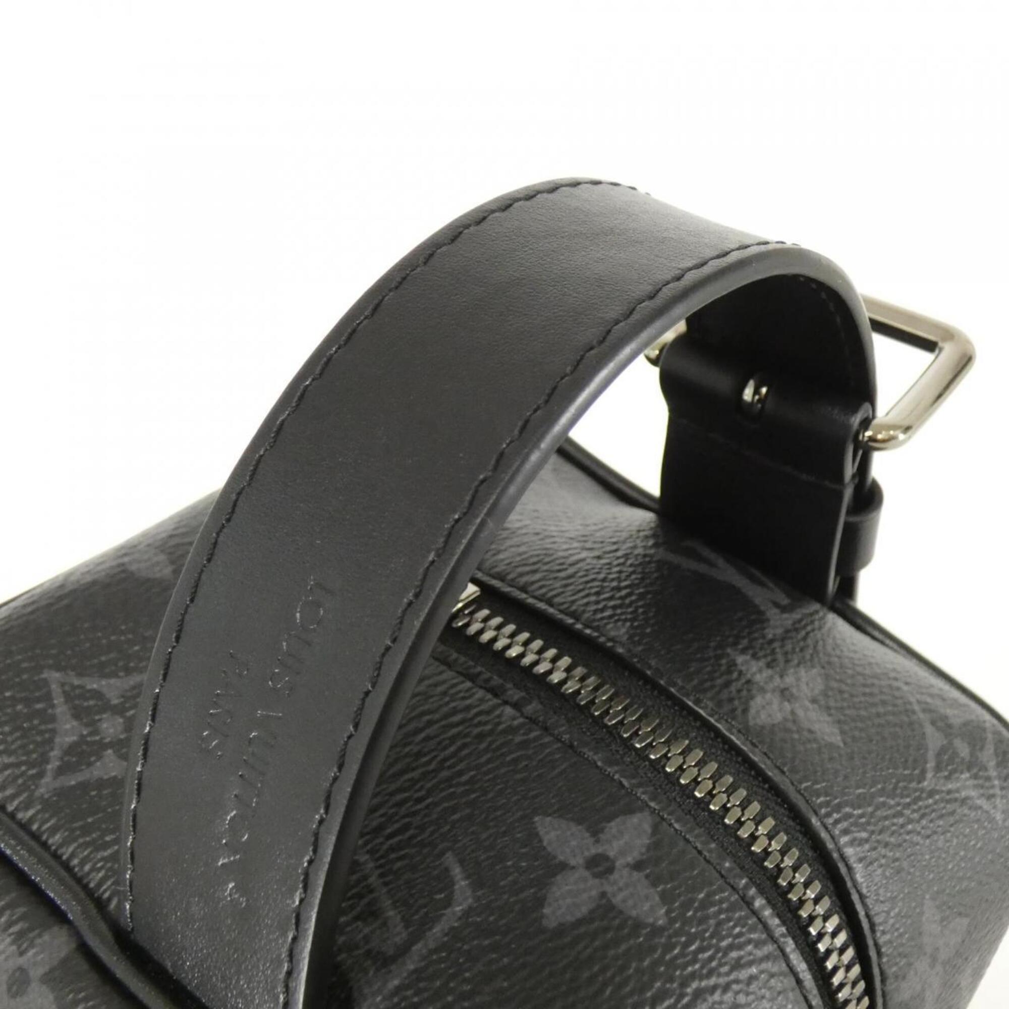 Louis Vuitton Black Coated Canvas Handbag Pouch (Pre-Owned)