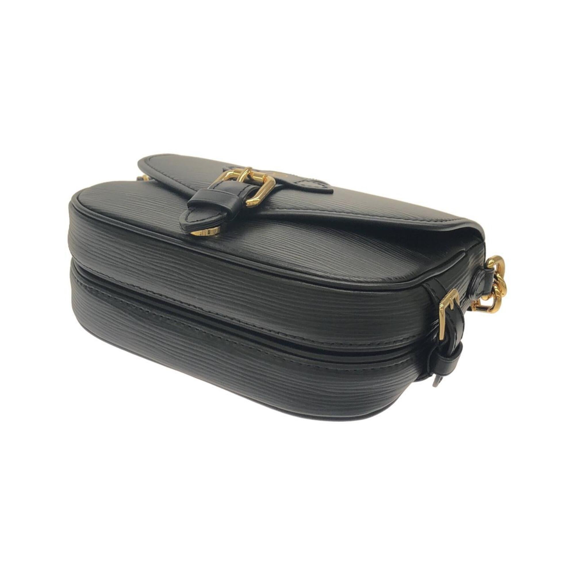 Louis Vuitton Black Leather Shoulder Bag (Pre-Owned)
