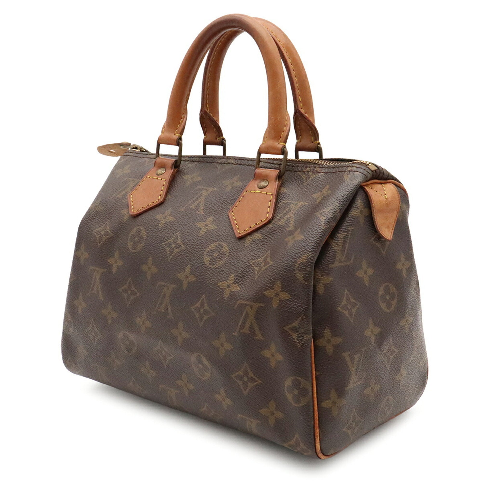 Louis Vuitton Brown Monogram Canvas Handbag (Pre-Owned)