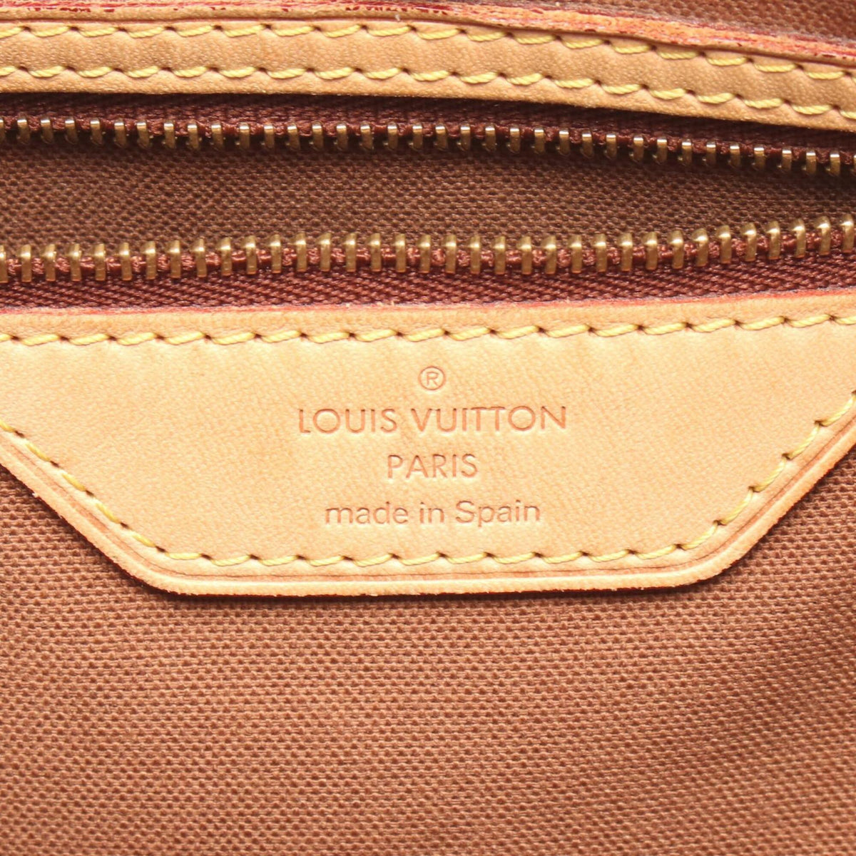 Louis Vuitton Brown Monogram Coated Canvas Leather Handbag Shoulder Bag (Pre-Owned)