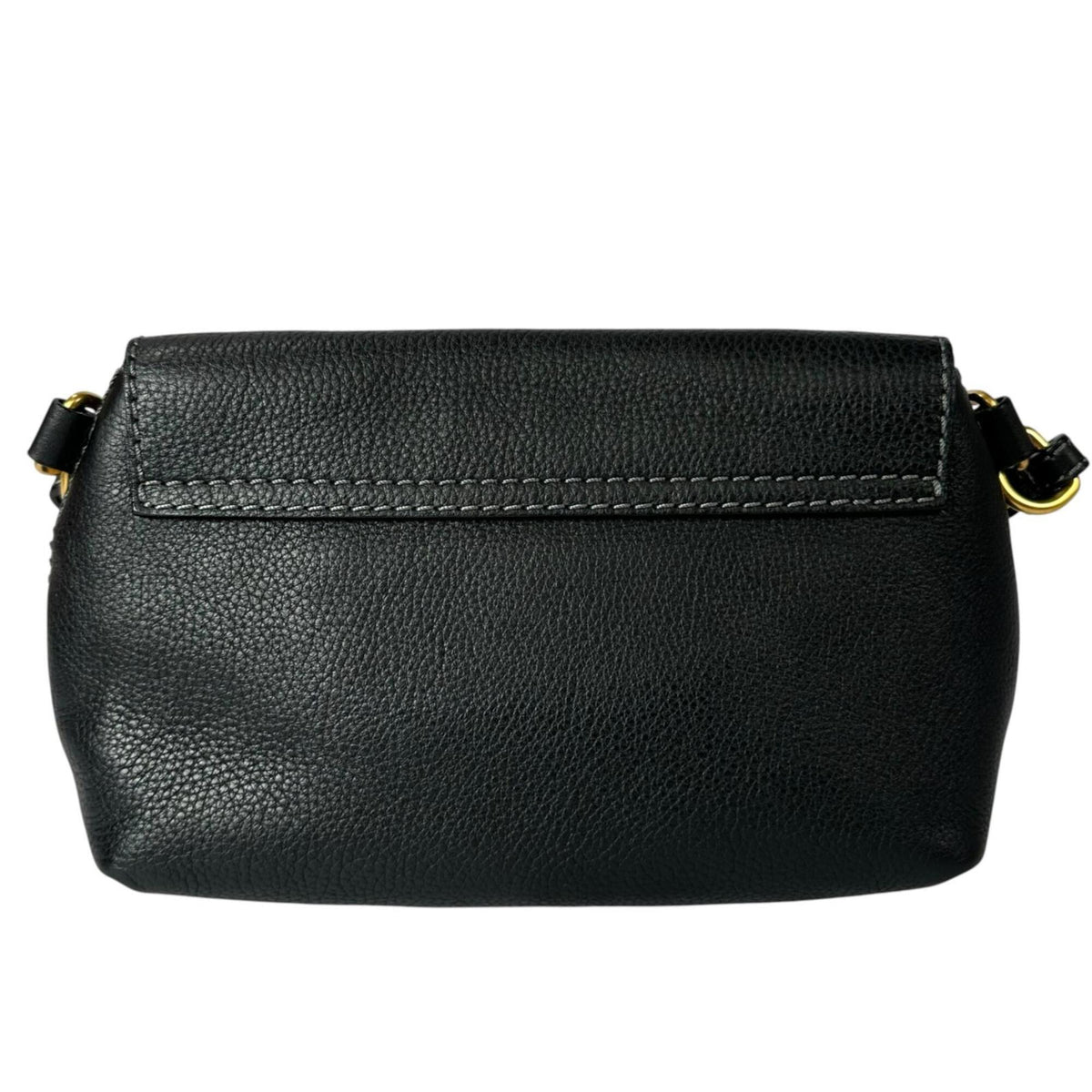 Chloé Black Leather Shoulder Bag (Pre-Owned)