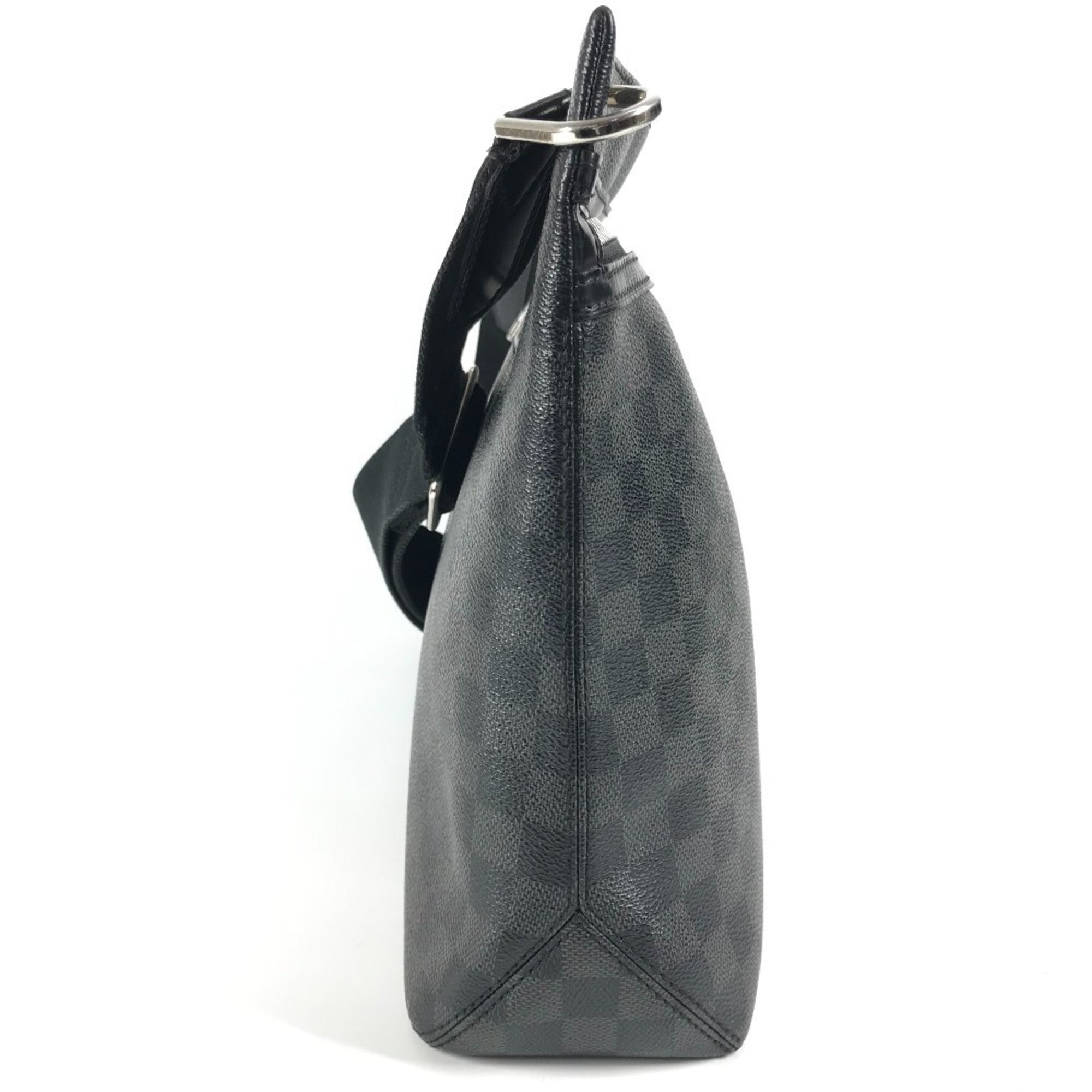 Louis Vuitton Black Damier Graphite Shoulder Bag (Pre-Owned)