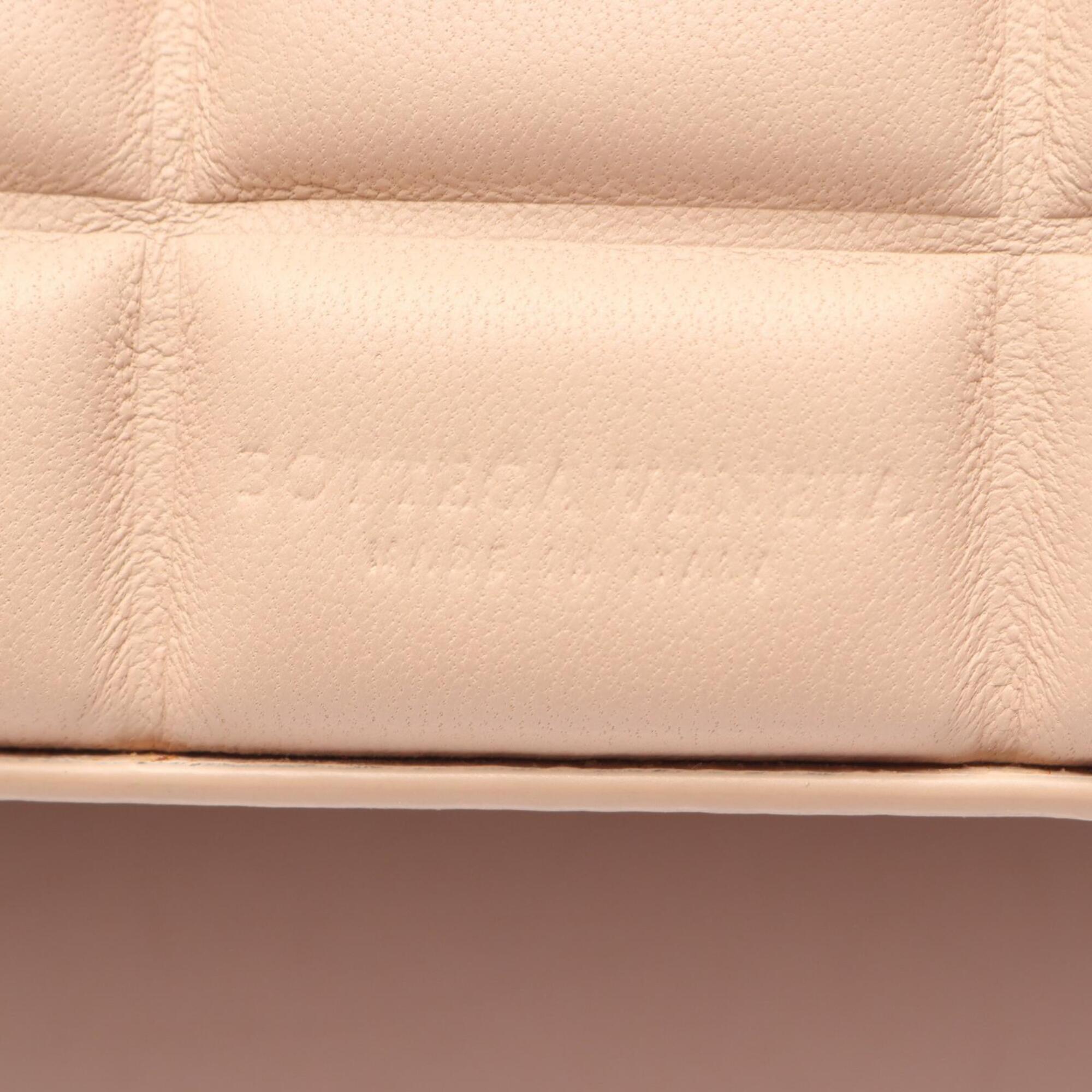 Bottega Veneta Pink Leather Handbag Shoulder Bag (Pre-Owned)