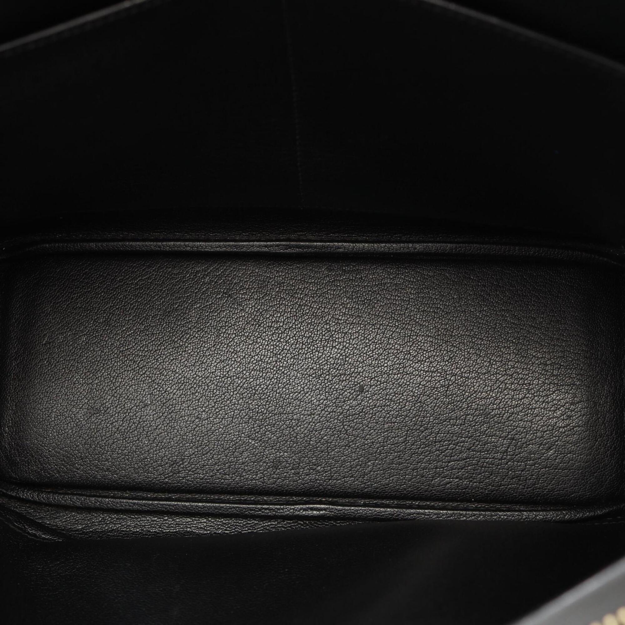 Hermes Black Leather Handbag (Pre-Owned)