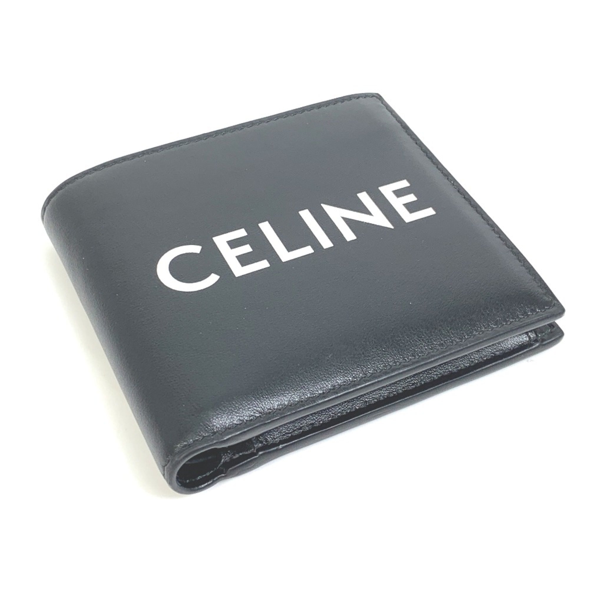 Celine Black Leather Wallet (Bi-Fold) (Pre-Owned)