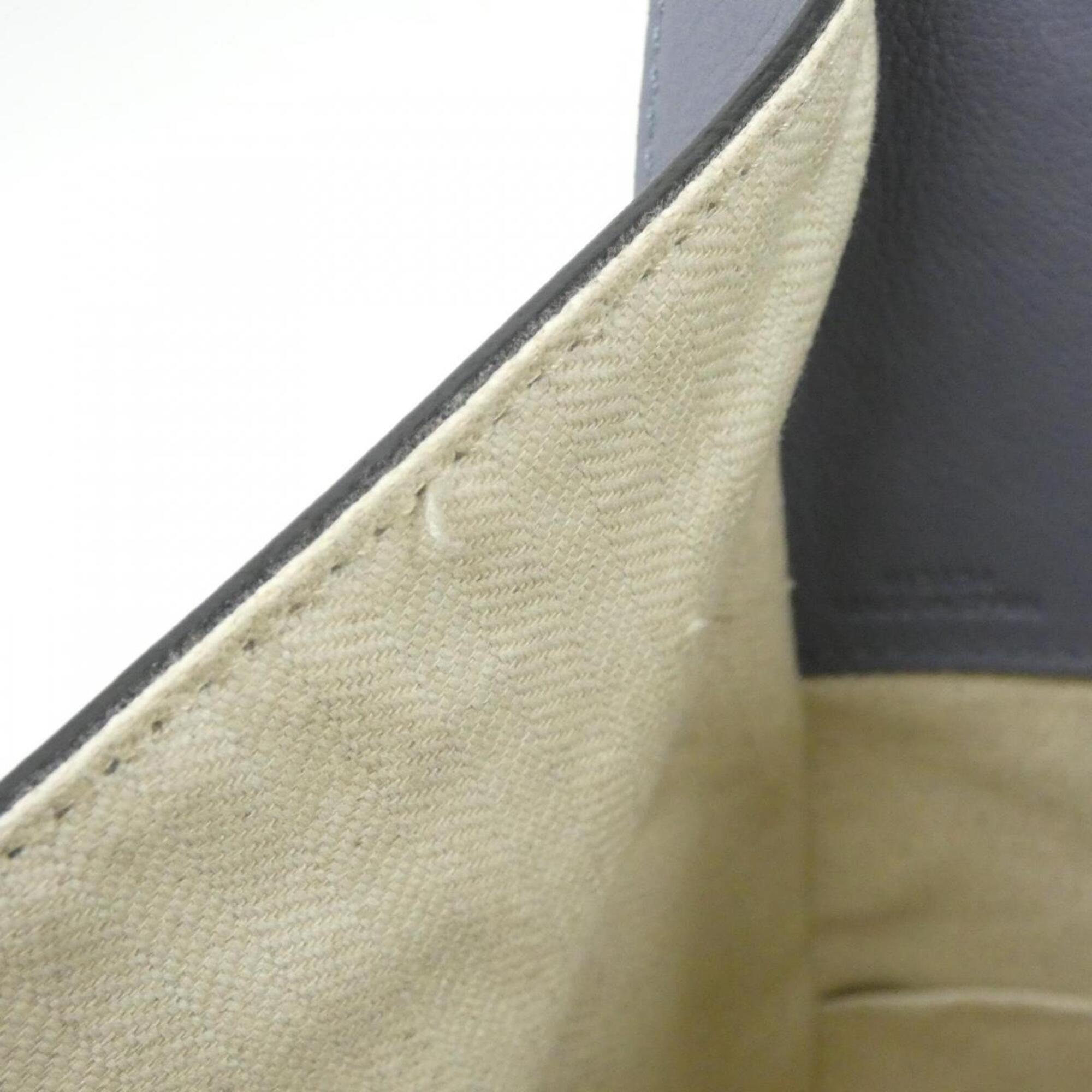 Loewe Blue Leather Shoulder Bag (Pre-Owned)
