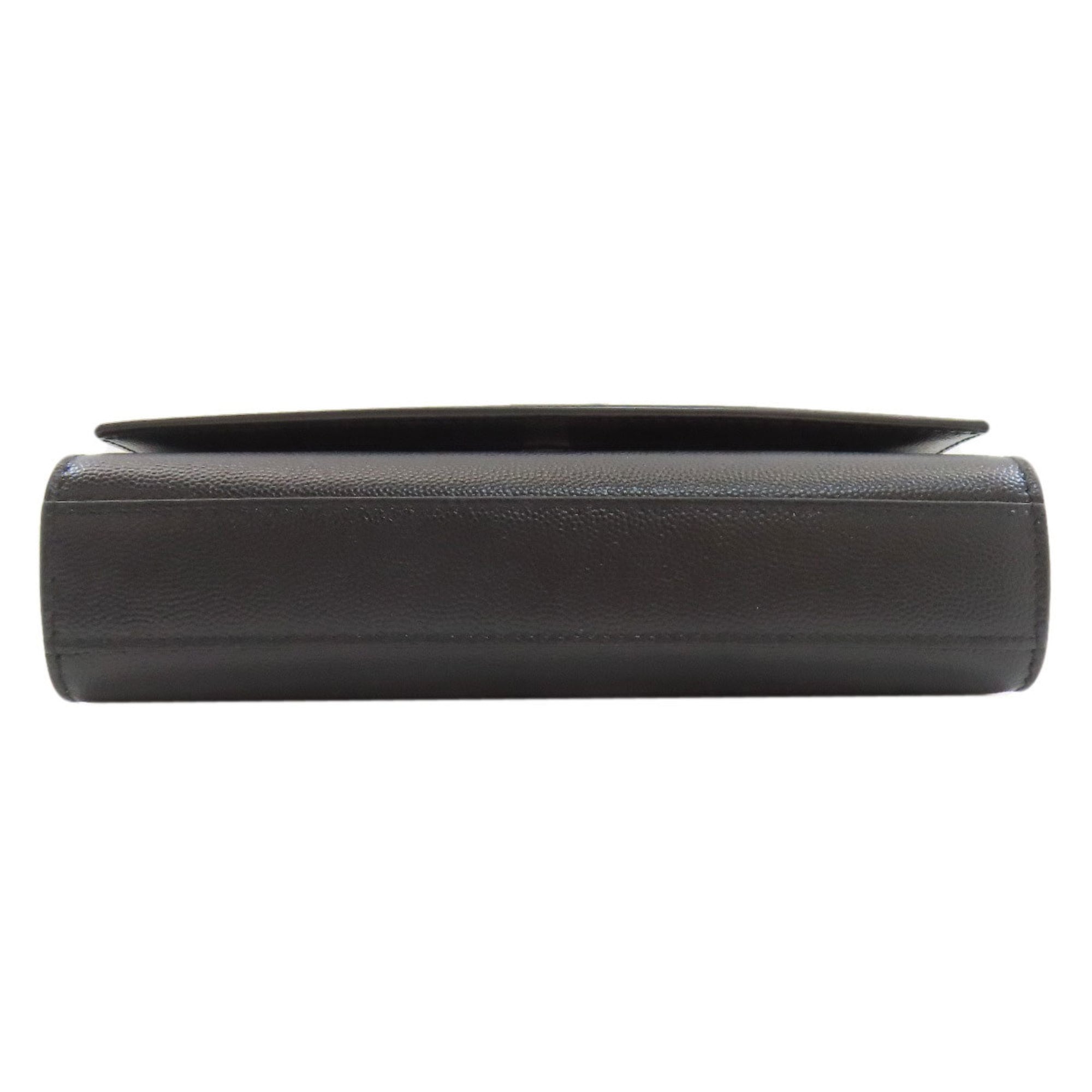 Saint Laurent Black Leather Shoulder Bag (Pre-Owned)