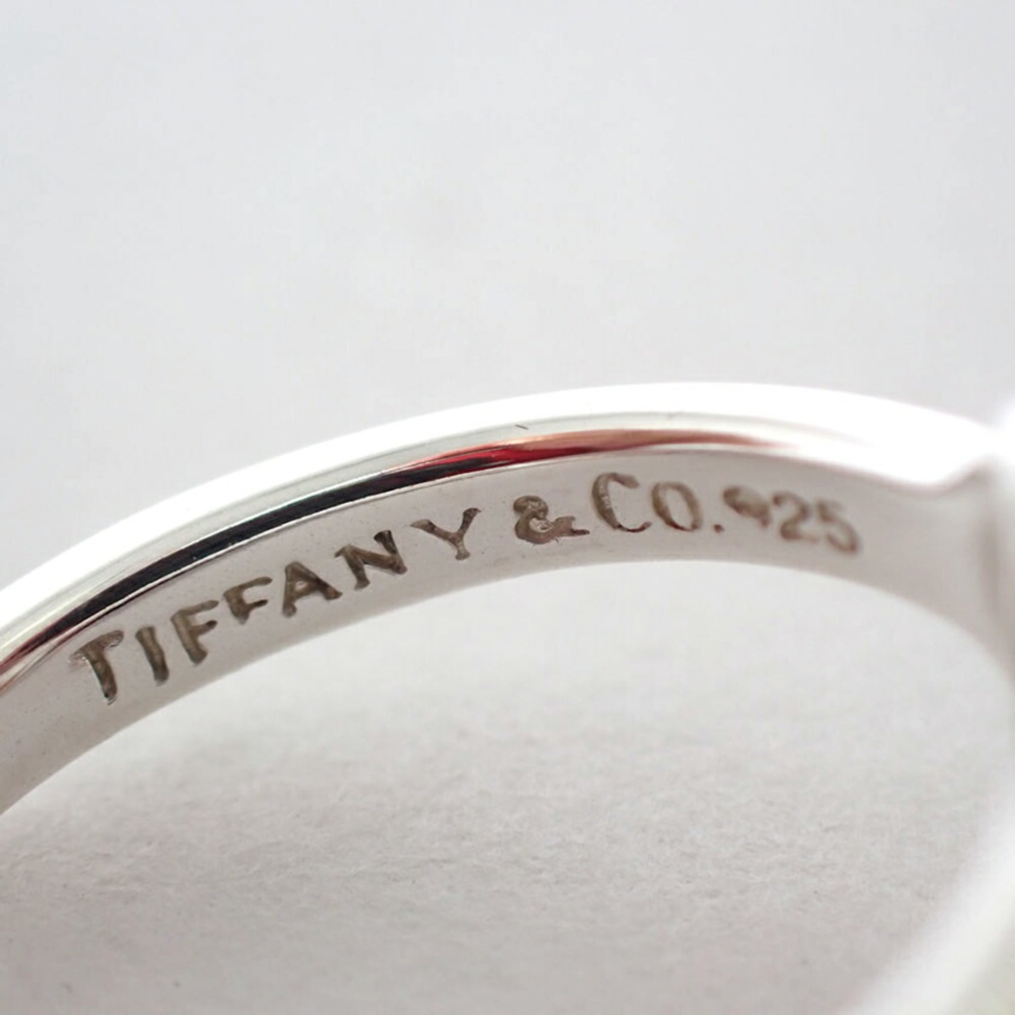 Tiffany Sterling Silver 925 Band Ring (Pre-Owned)