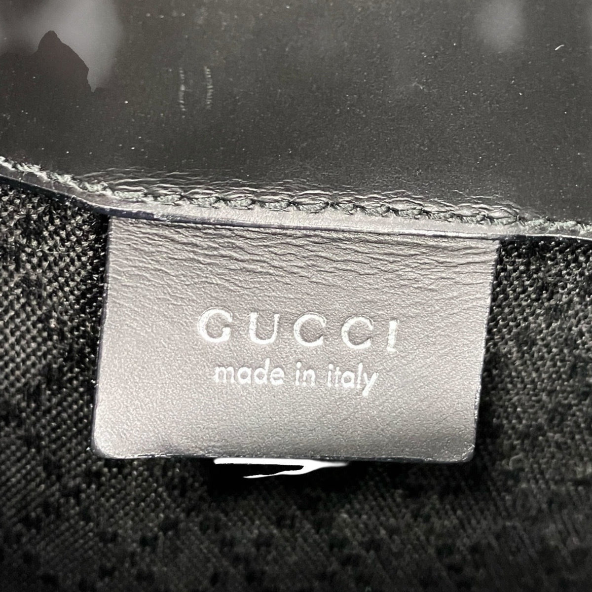 Gucci Black Gg Canvas Shoulder Bag (Pre-Owned)