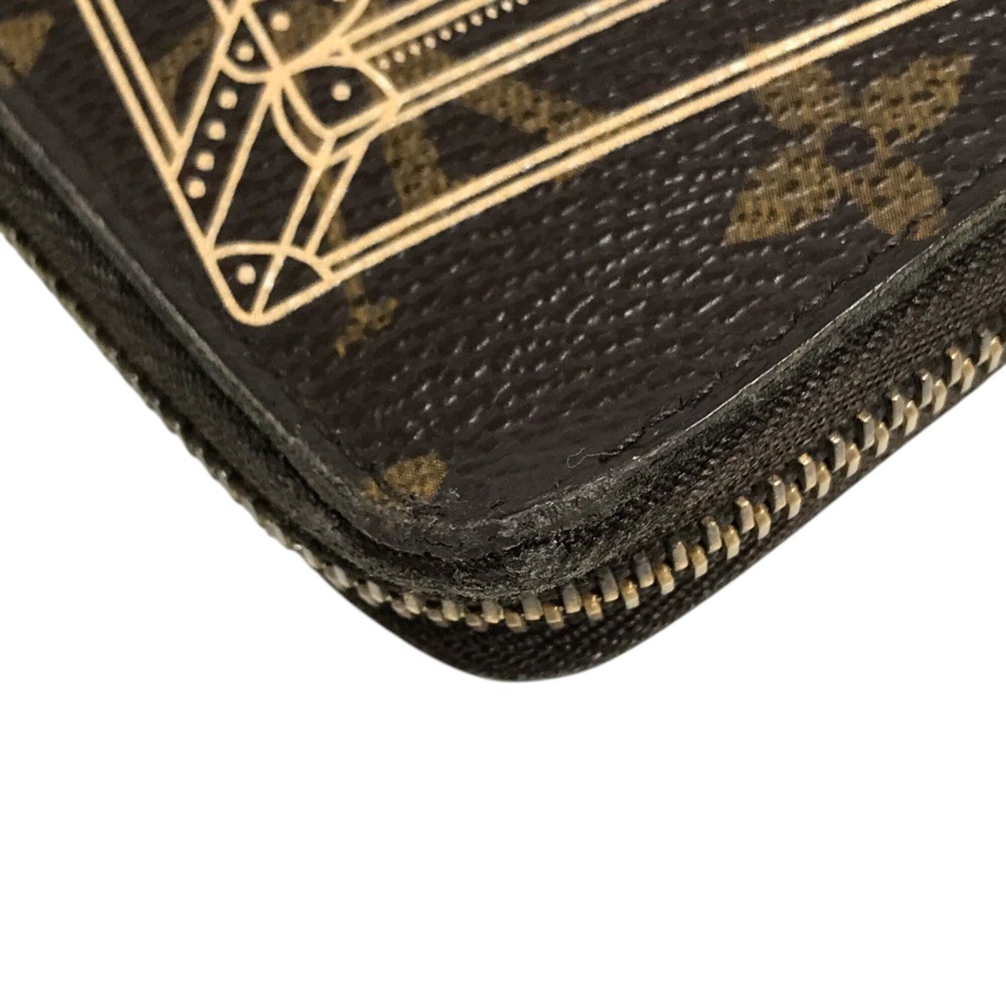 Louis Vuitton Brown Monogram Long Wallet (Bi-Fold) (Pre-Owned)