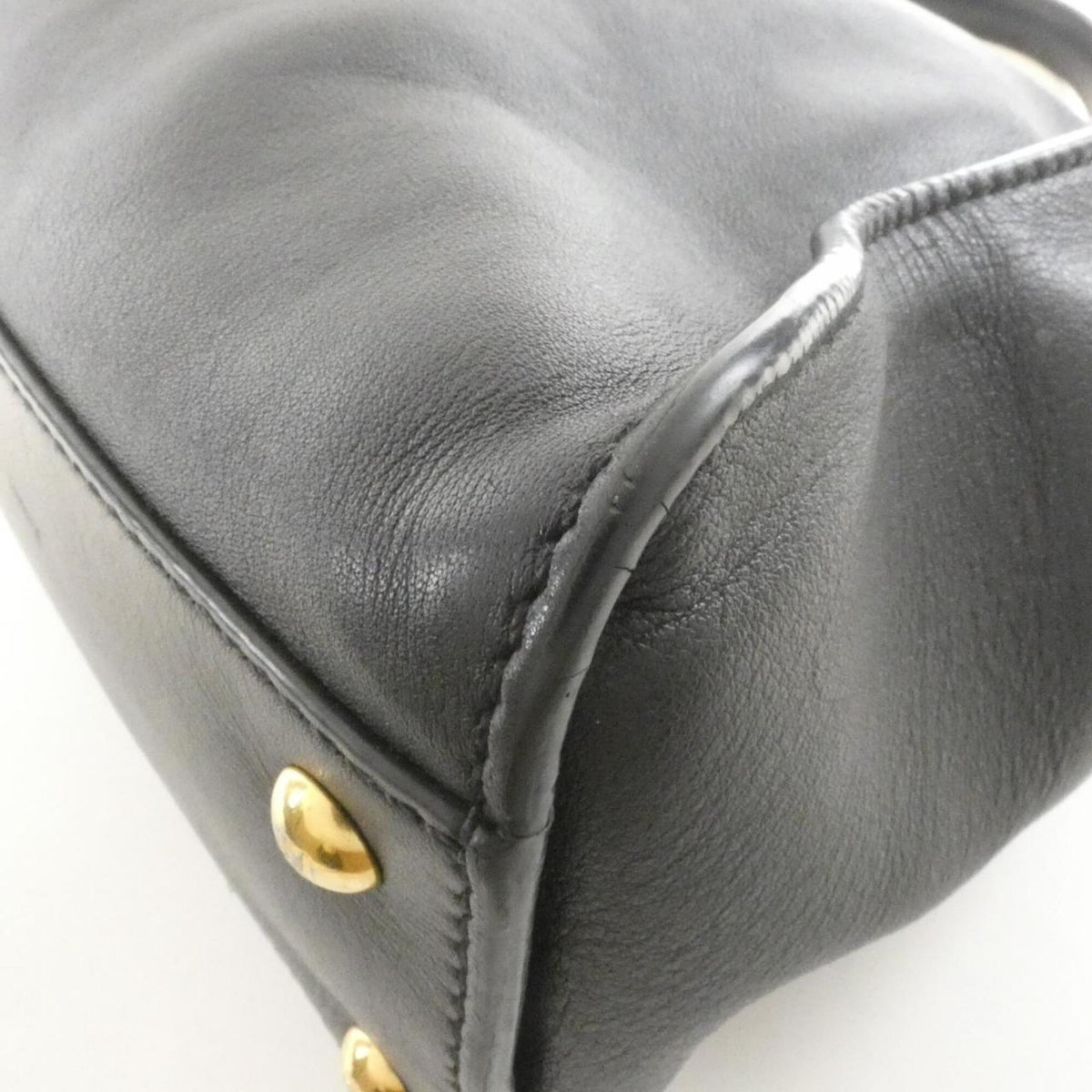Fendi Black Leather Handbag (Pre-Owned)
