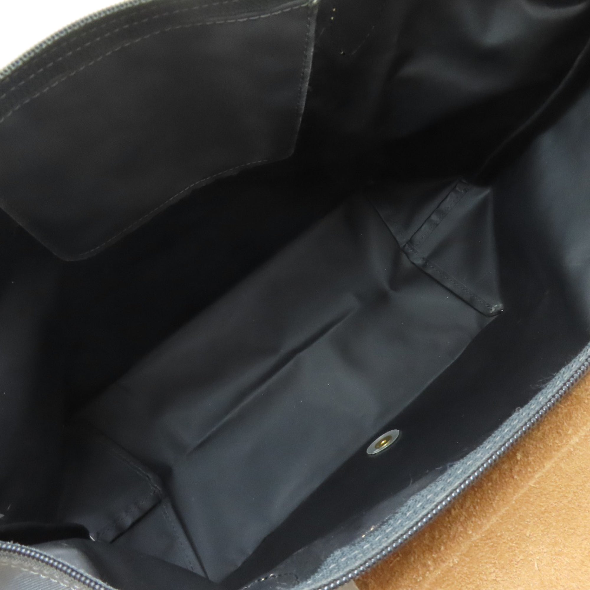 Longchamp Gray Nylon Tote Bag (Pre-Owned)