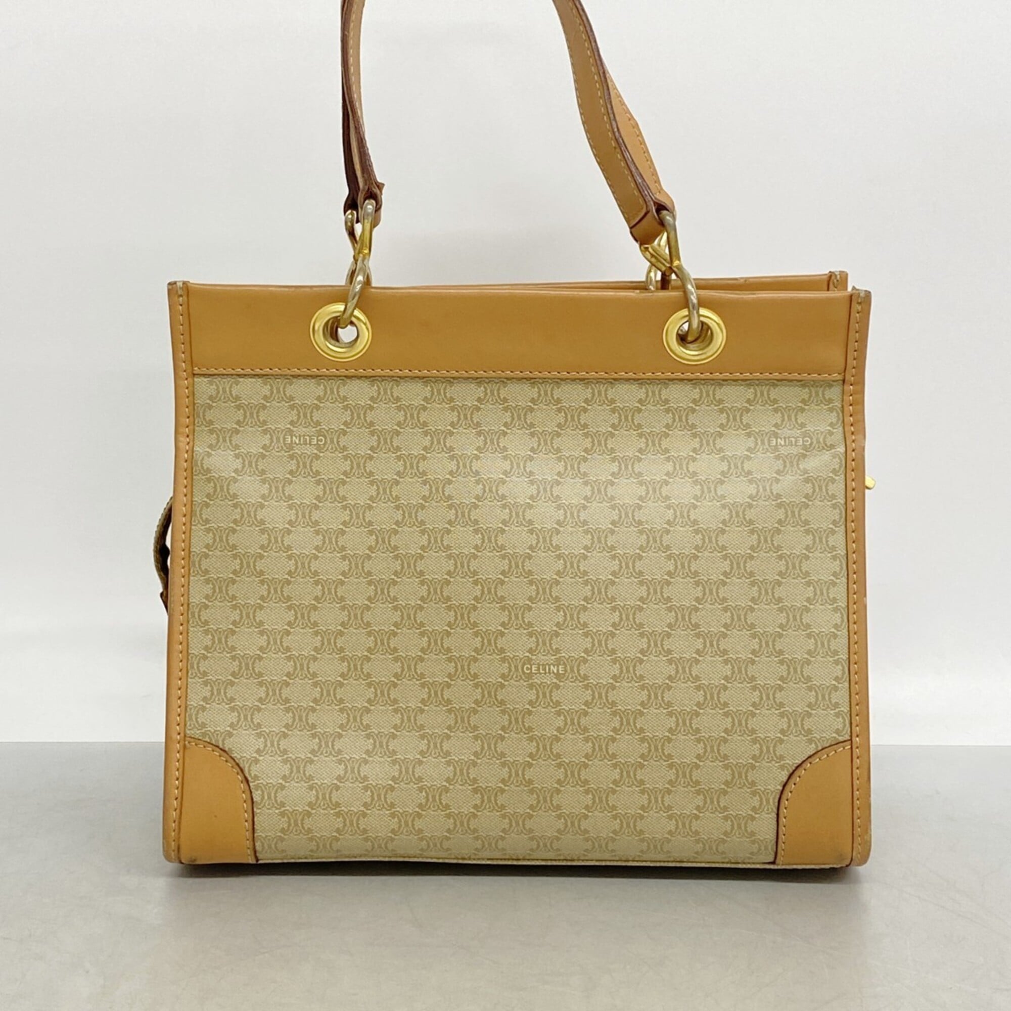 Celine Brown Pvc Handbag (Pre-Owned)