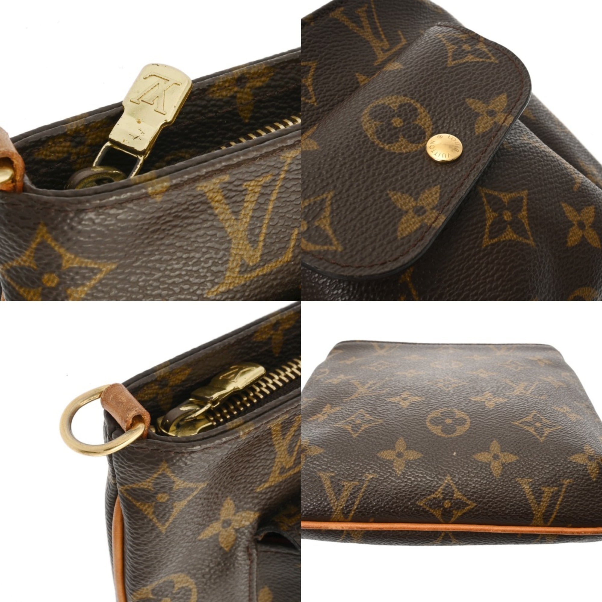 Louis Vuitton Brown Monogram Pouch (Pre-Owned)