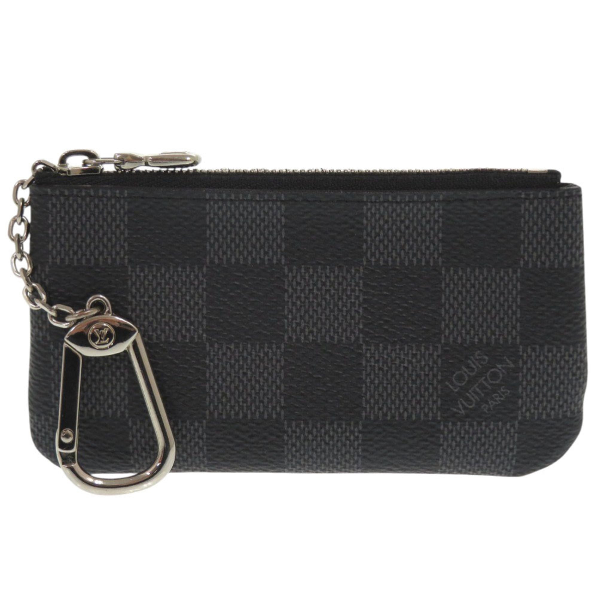 Louis Vuitton Damier Graphite Black Damier Graphite Damier Graphite Coin Purse/Coin Case (Pre-Owned)