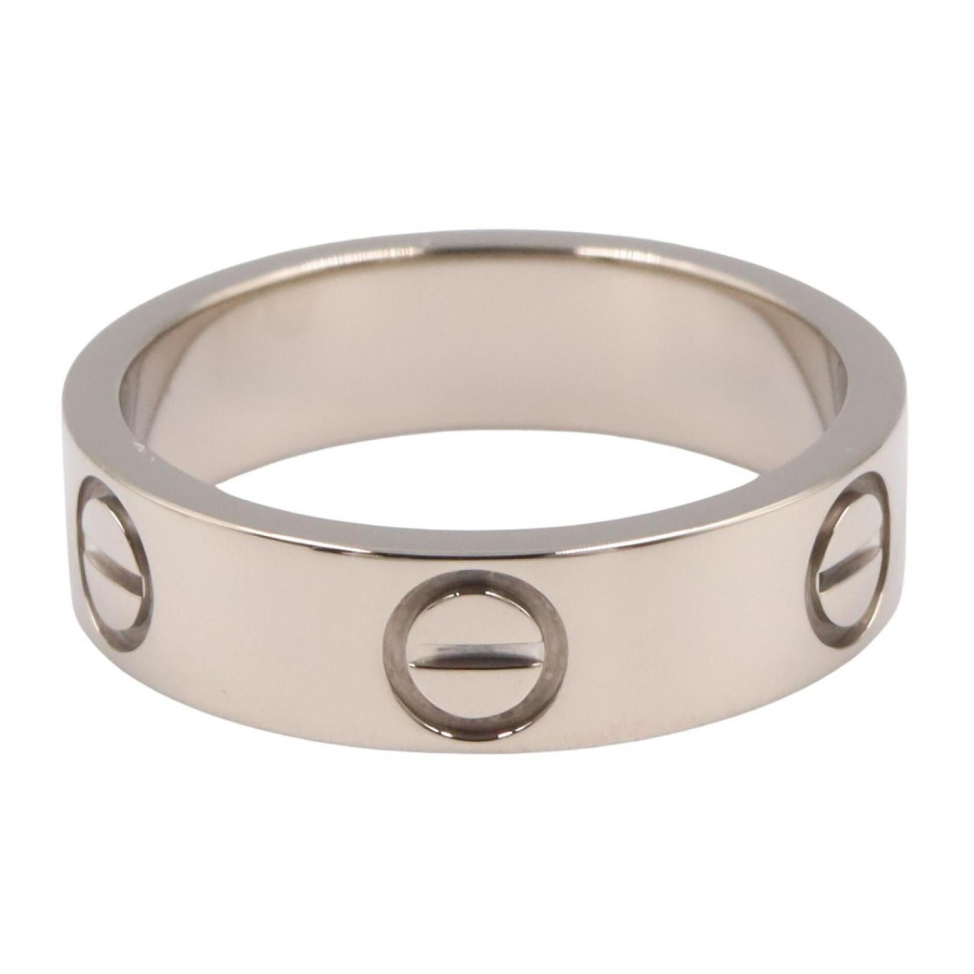 Cartier Silver White Gold (18K) Band Ring (Pre-Owned)