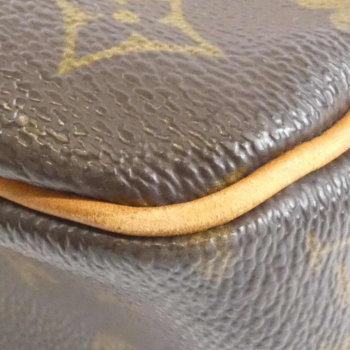 Louis Vuitton Monogram Marron Coated Canvas Shoulder Bag (Pre-Owned)