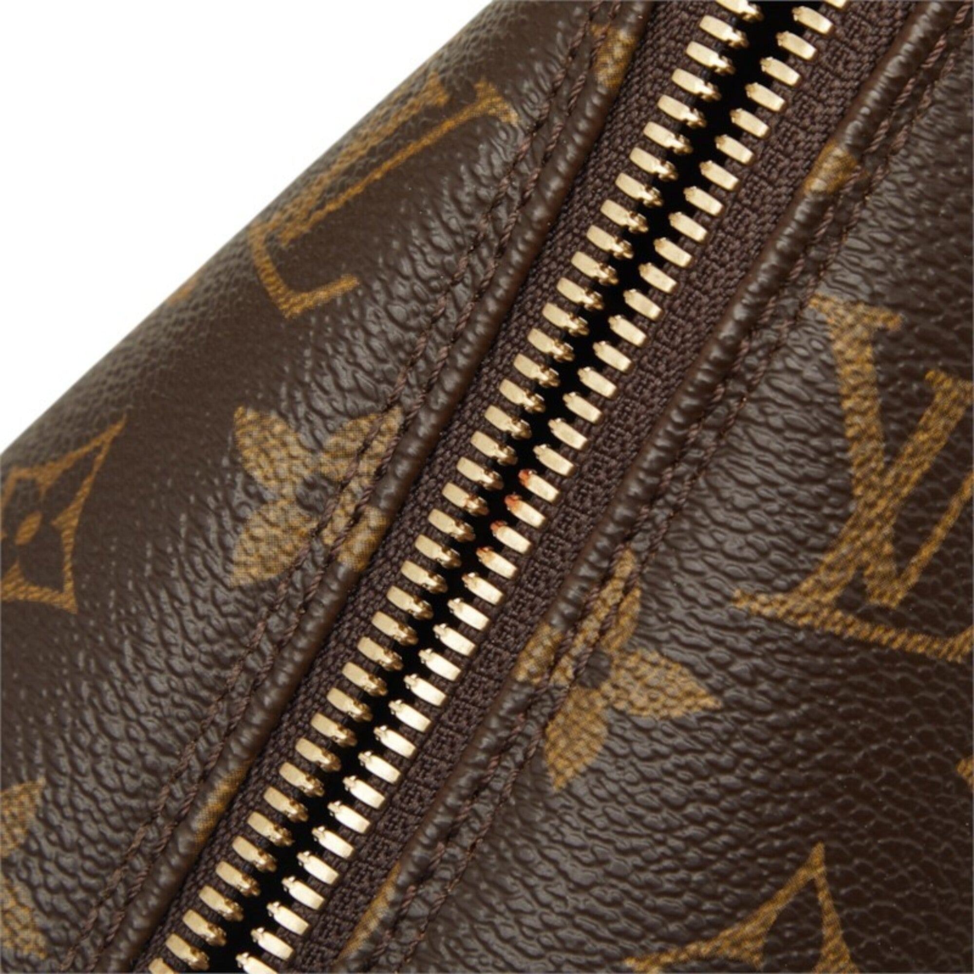 Louis Vuitton Brown Pvc Leather Handbag (Pre-Owned)