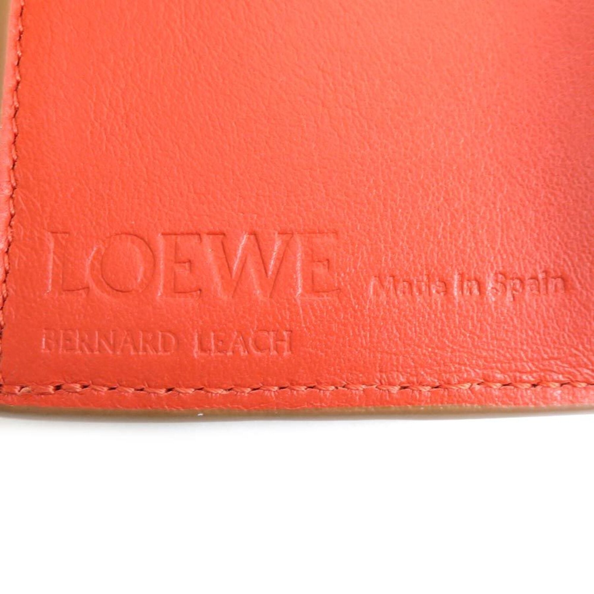 Loewe Camel Leather Wallet (Tri-Fold) (Pre-Owned)