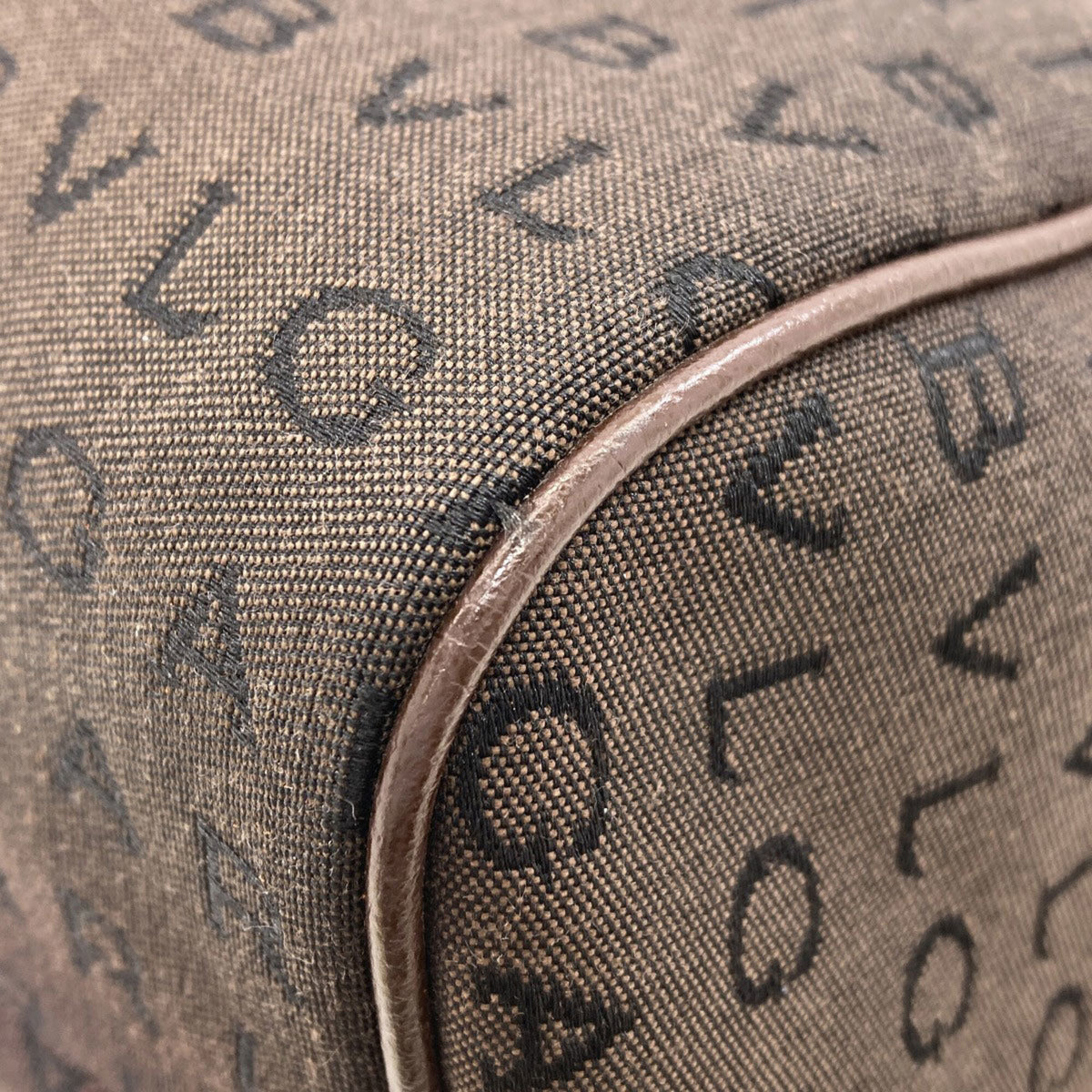 Bvlgari Brown Canvas Handbag (Pre-Owned)