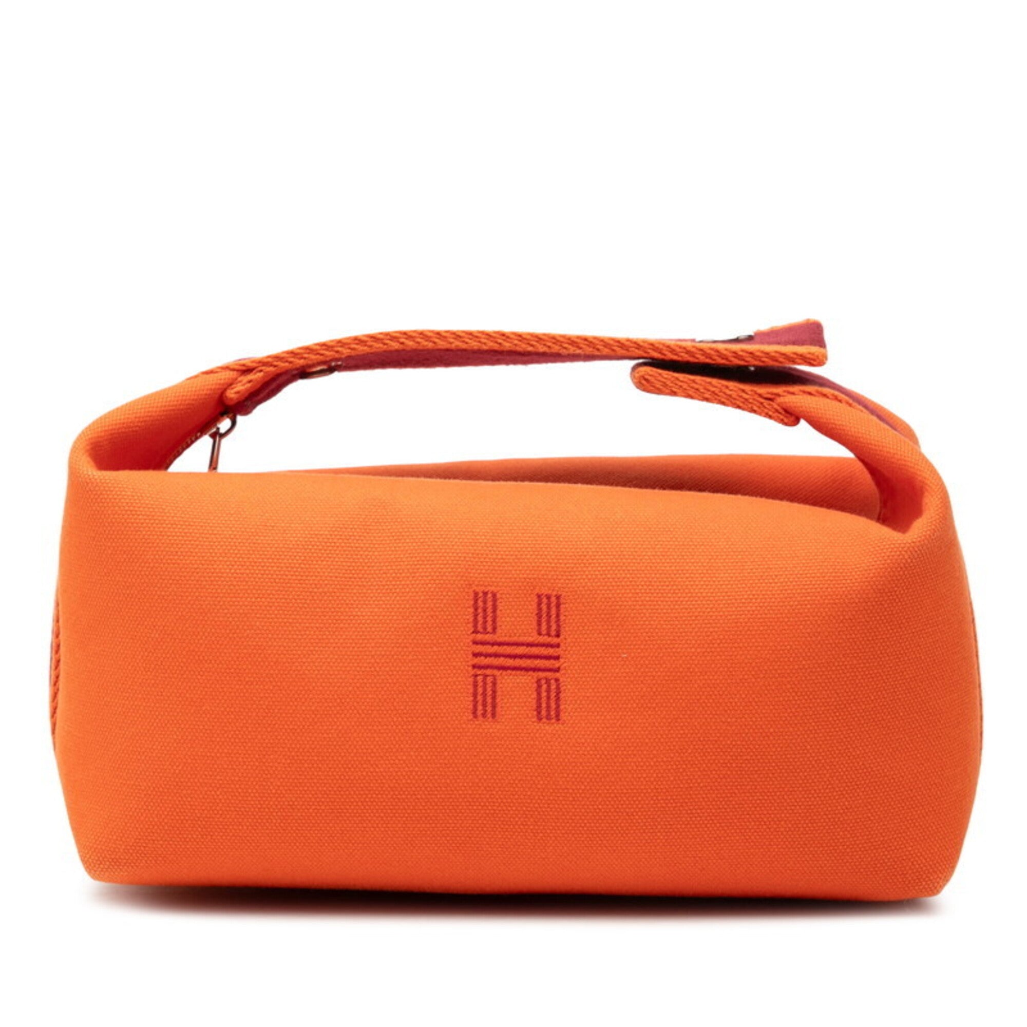 Hermes Orange Cotton Handbag Pouch (Pre-Owned)