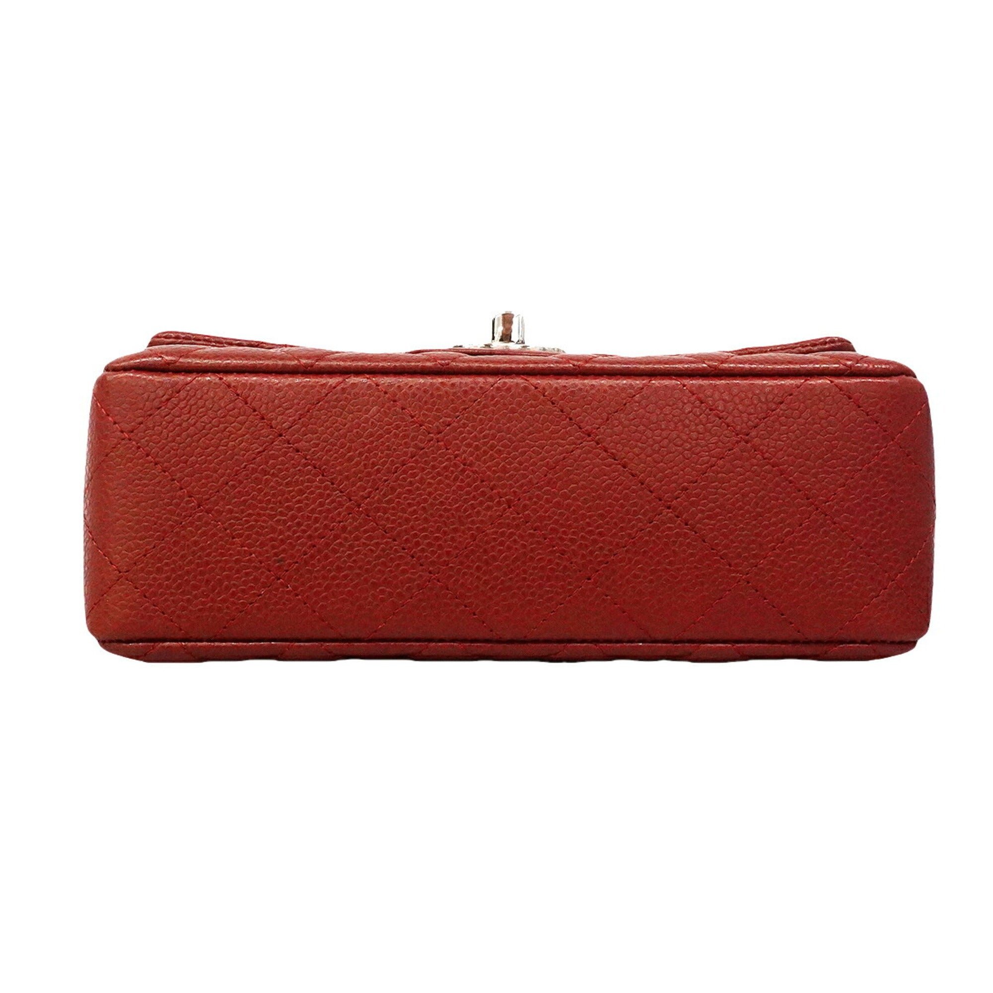 Chanel Bordeaux Grained Calfskin Shoulder Bag (Pre-Owned)