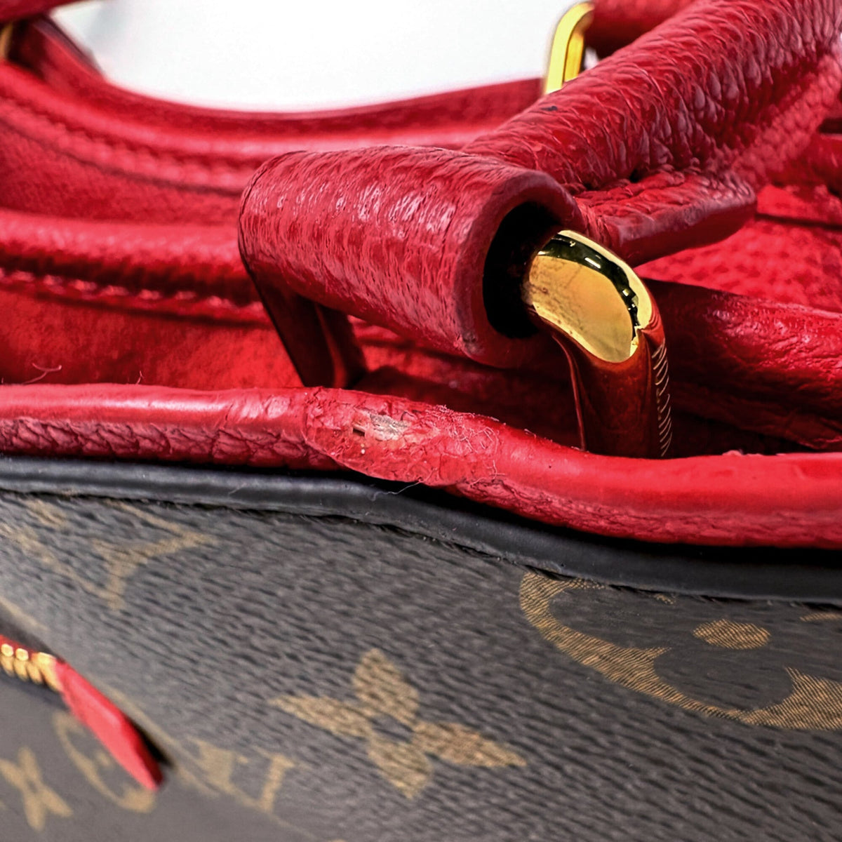 Louis Vuitton Monogram Red Color Rouge Monogram Handbag (Pre-Owned)