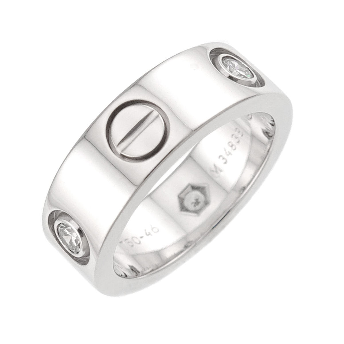 Cartier White Gold (18K) Band Ring (Pre-Owned)