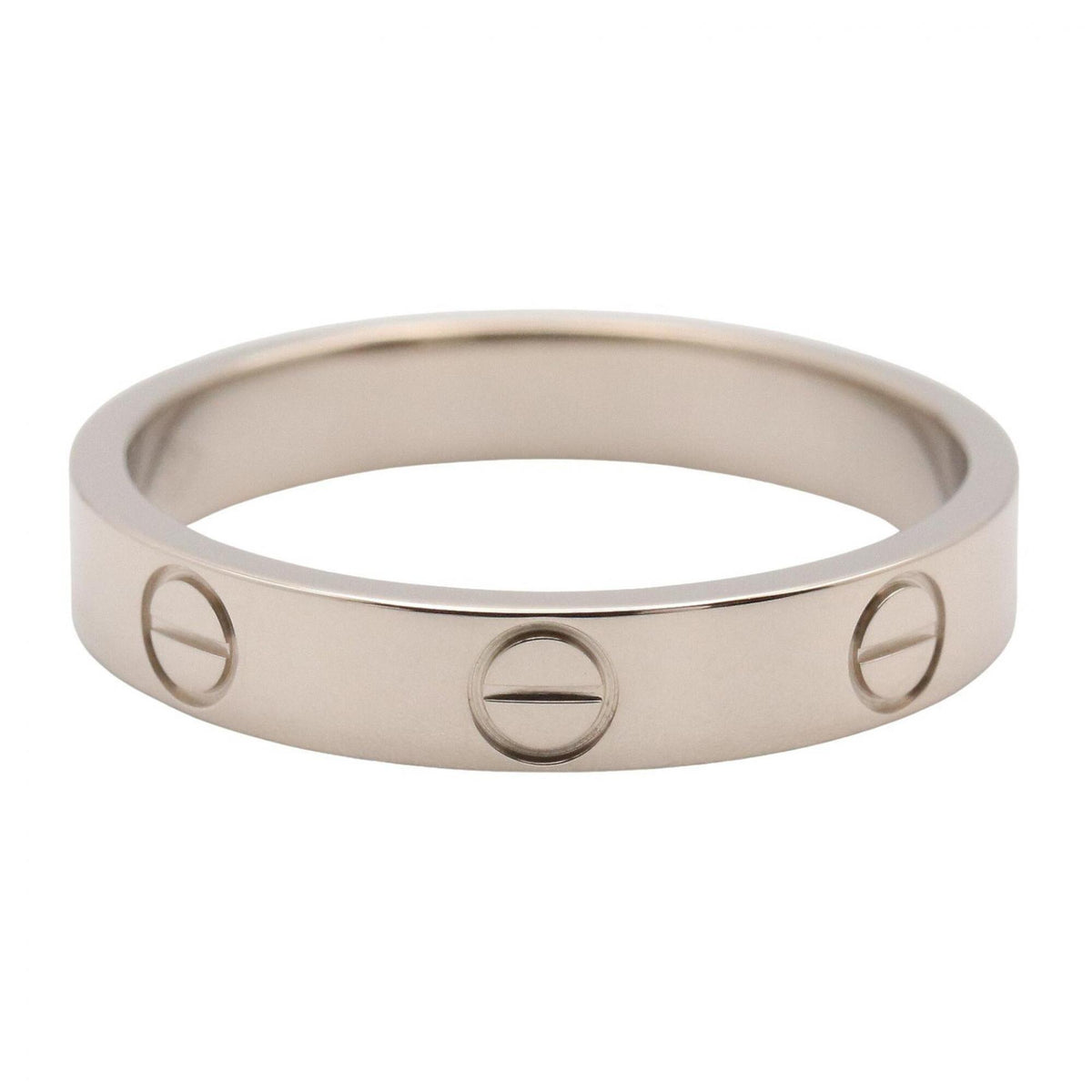 Cartier Silver White Gold (18K) Band Ring (Pre-Owned)