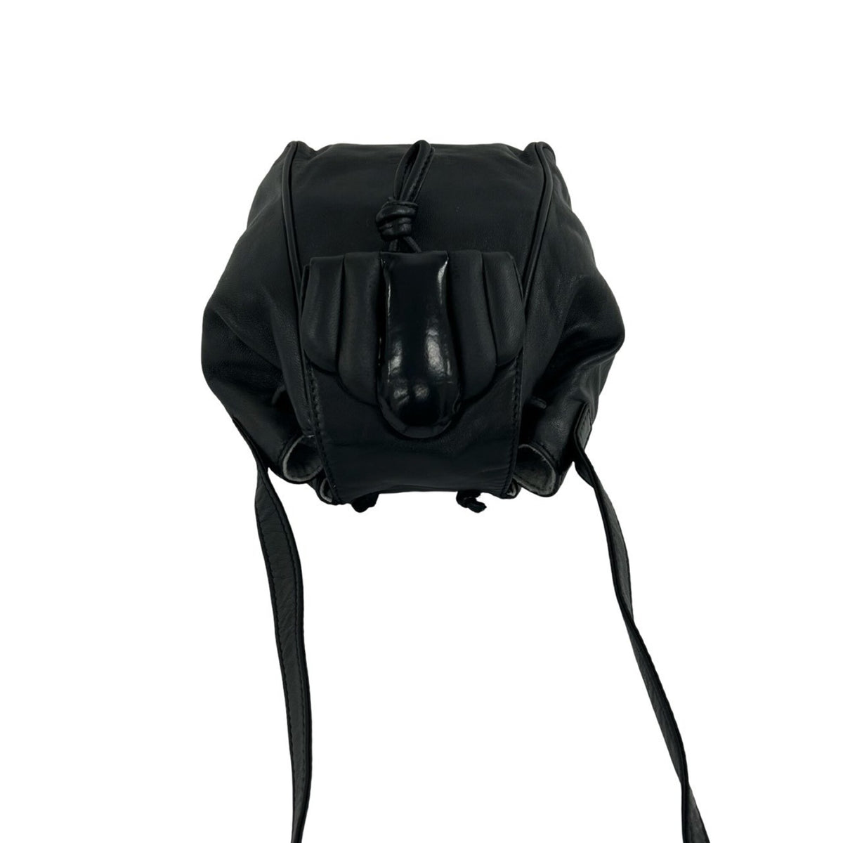 Loewe Black Leather Pochette Shoulder Bag (Pre-Owned)