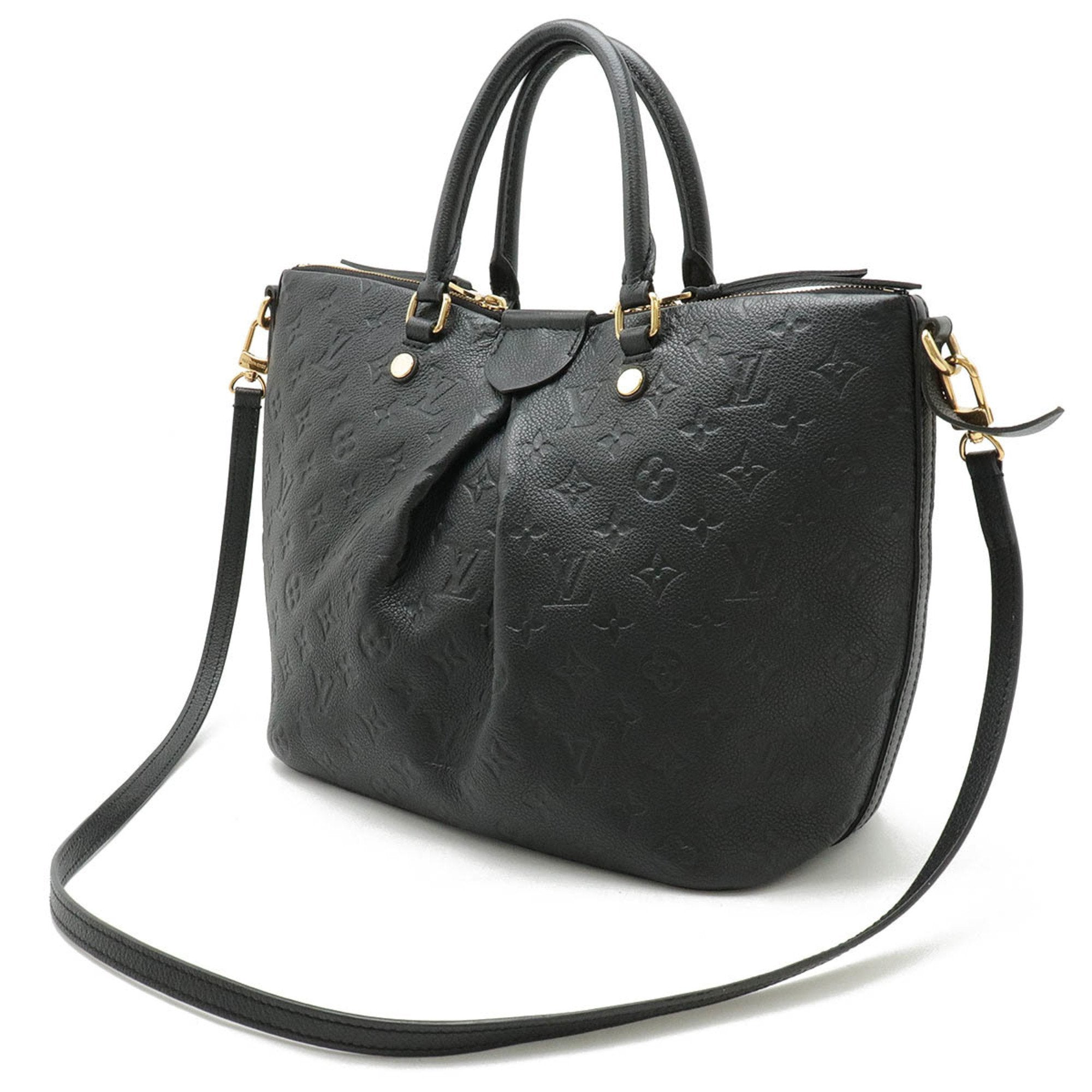 Louis Vuitton Monogram Empreinte Black Noir Monogram Empreinte Shoulder Bag Tote Bag (Pre-Owned)