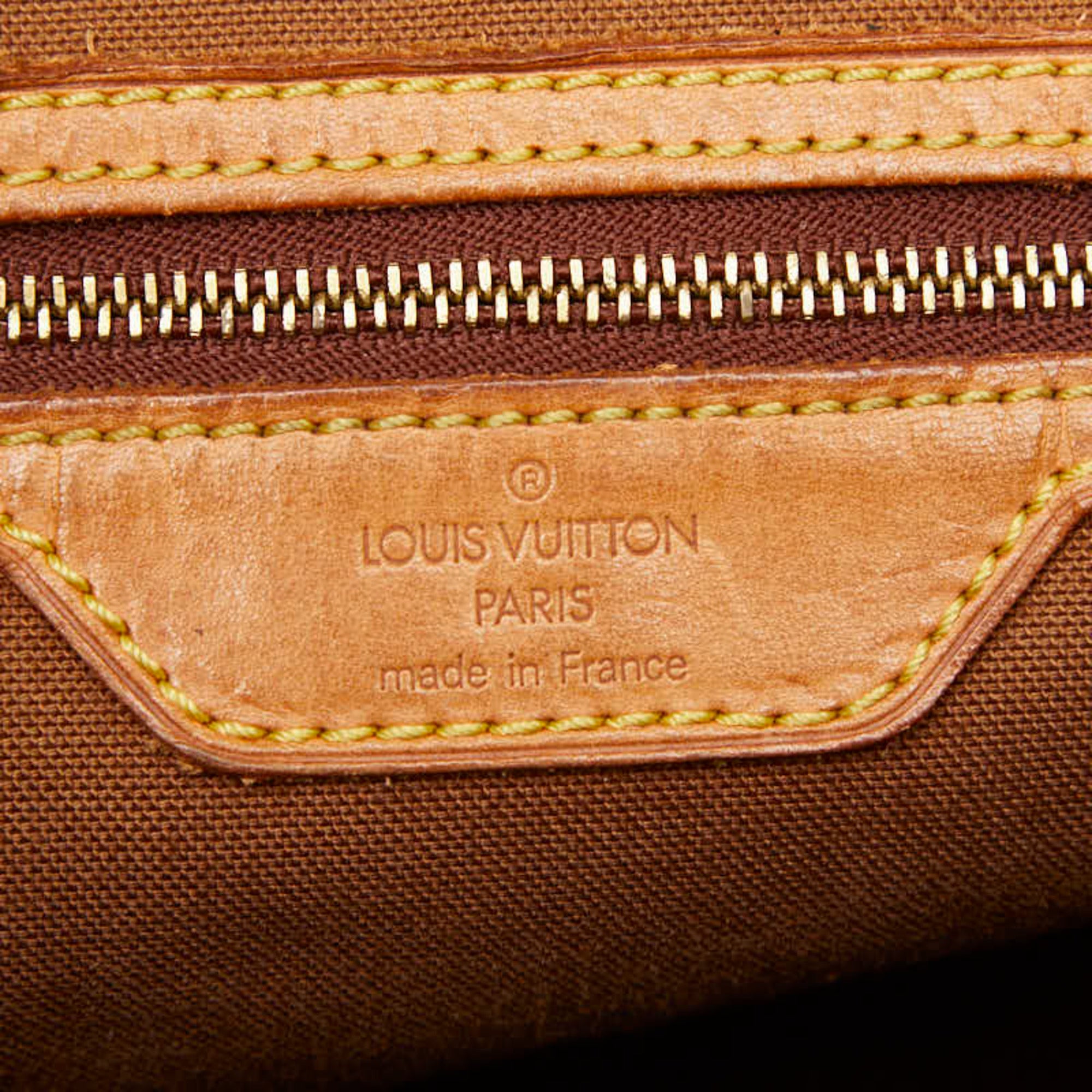 Louis Vuitton Brown Pvc Leather Shoulder Bag Tote Bag (Pre-Owned)