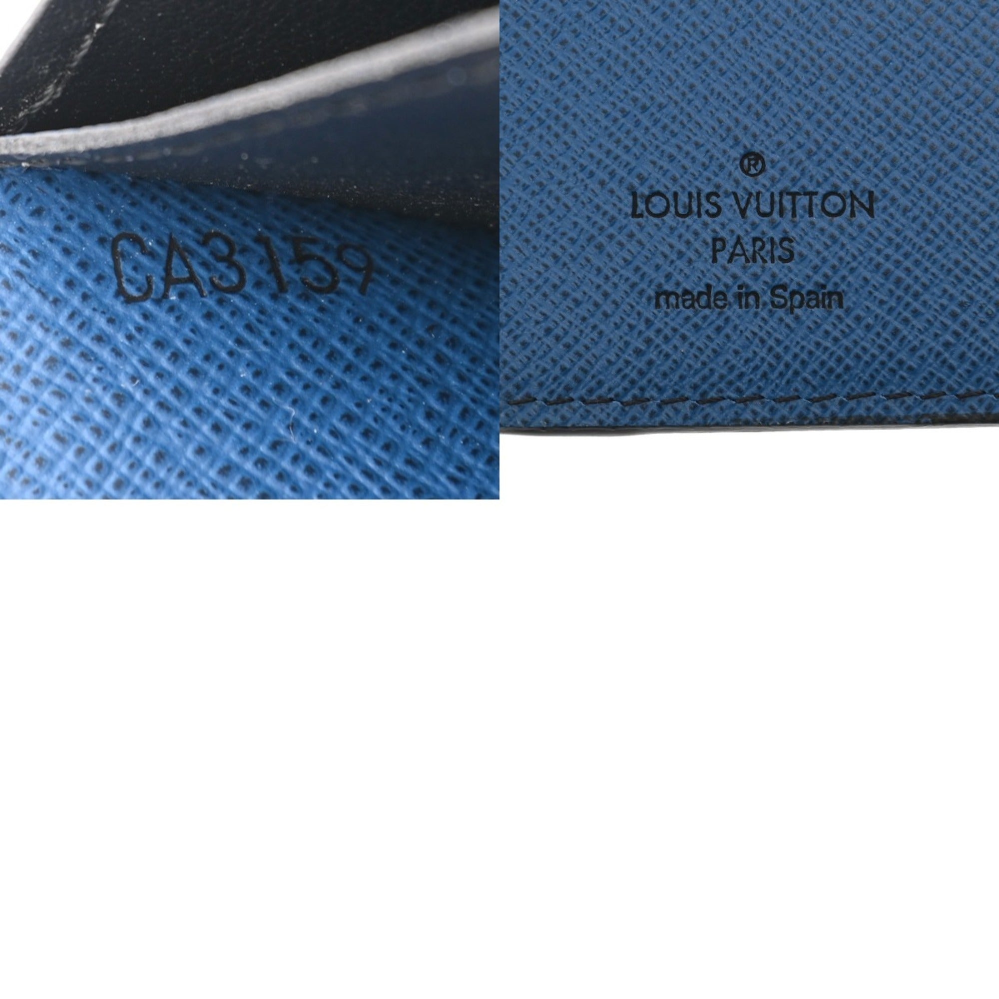 Louis Vuitton Blue Green Red Color Epi Leather Long Wallet (Bi-Fold) (Pre-Owned)