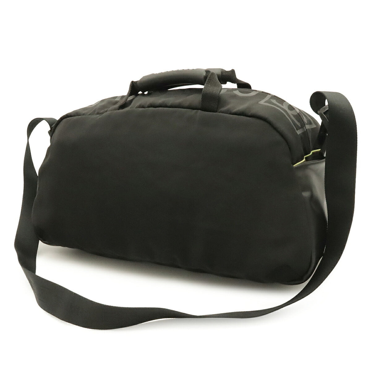 Chanel Black Yellow Nylon Boston Bag Shoulder Bag (Pre-Owned)