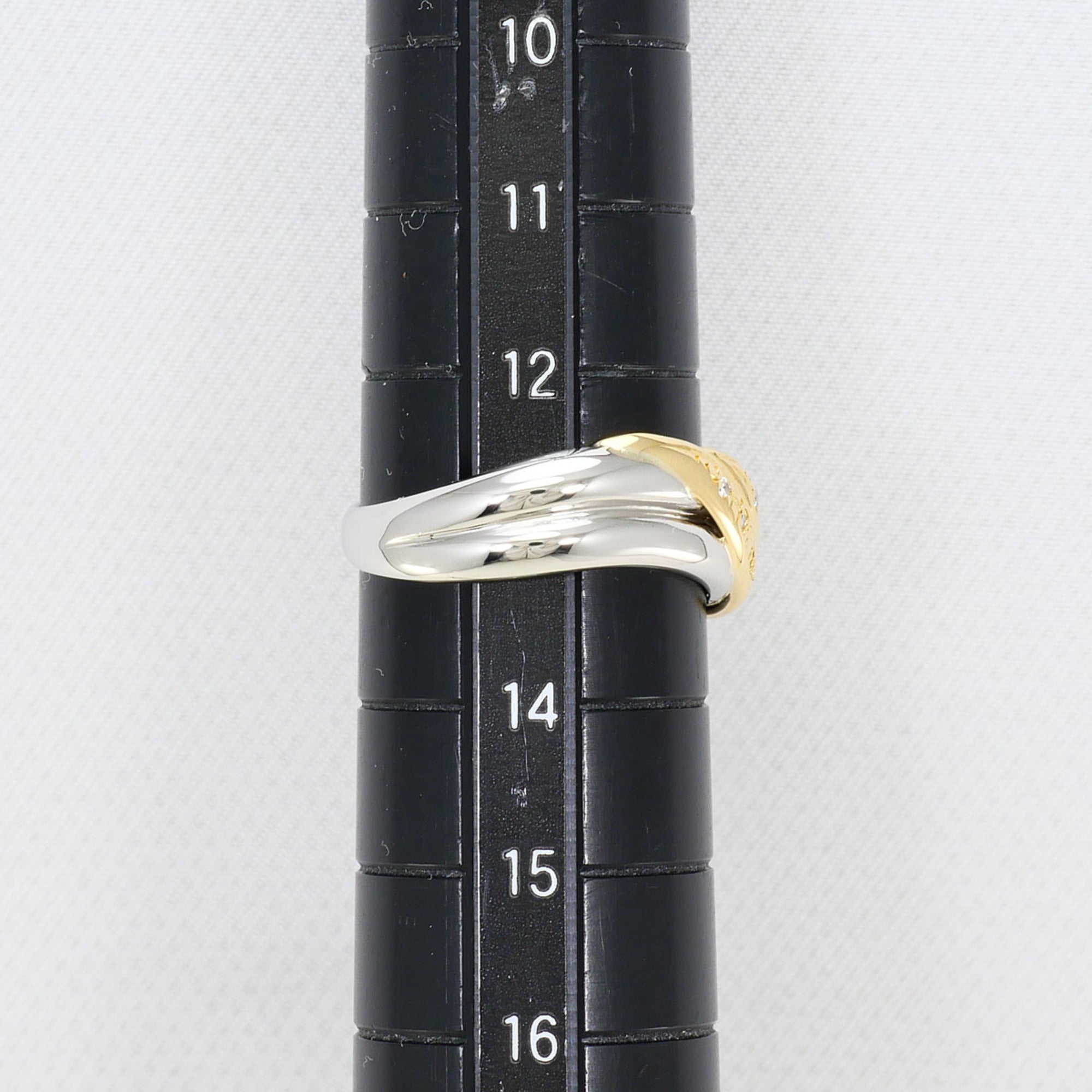 Unbranded Platinum Yellow Gold Yellow Gold (18K) Platinum 900 Band Ring (Pre-Owned)