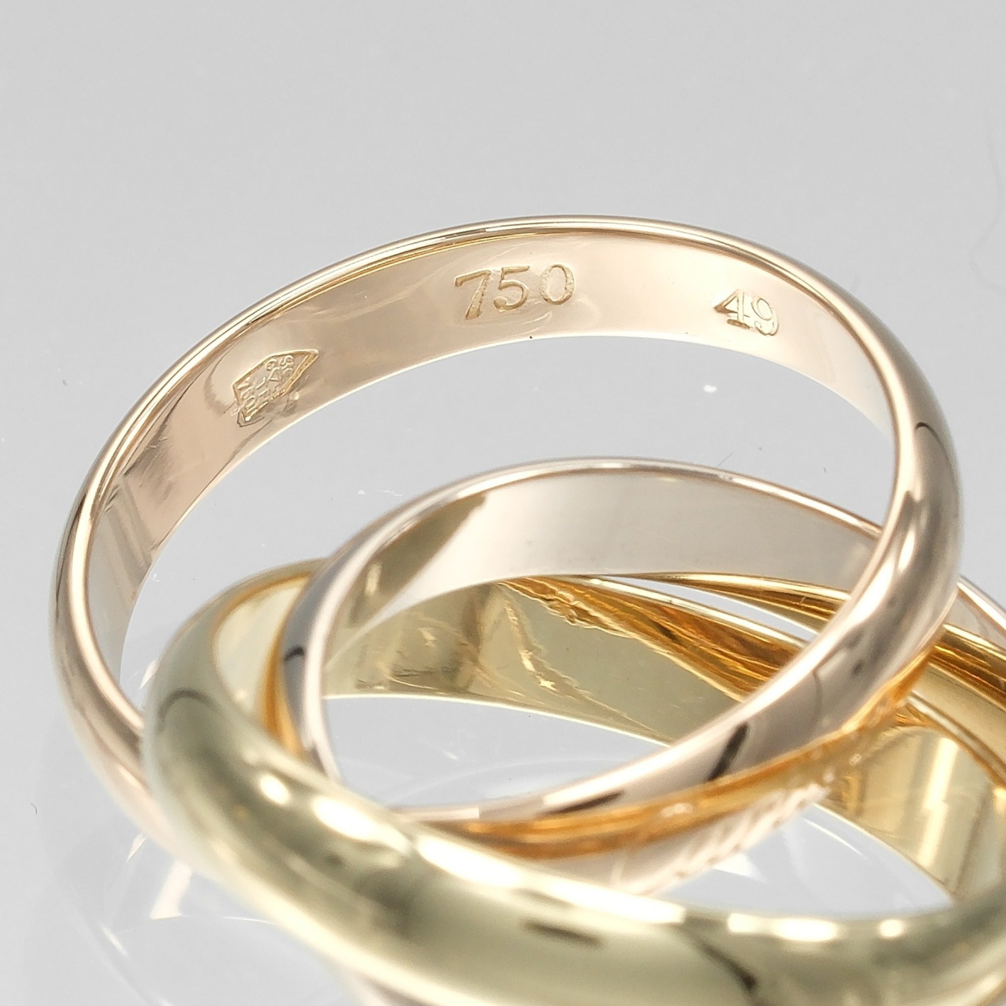 Cartier Yellow Gold (18K) Pink Gold (18K) White Gold (18K) Band Ring (Pre-Owned)
