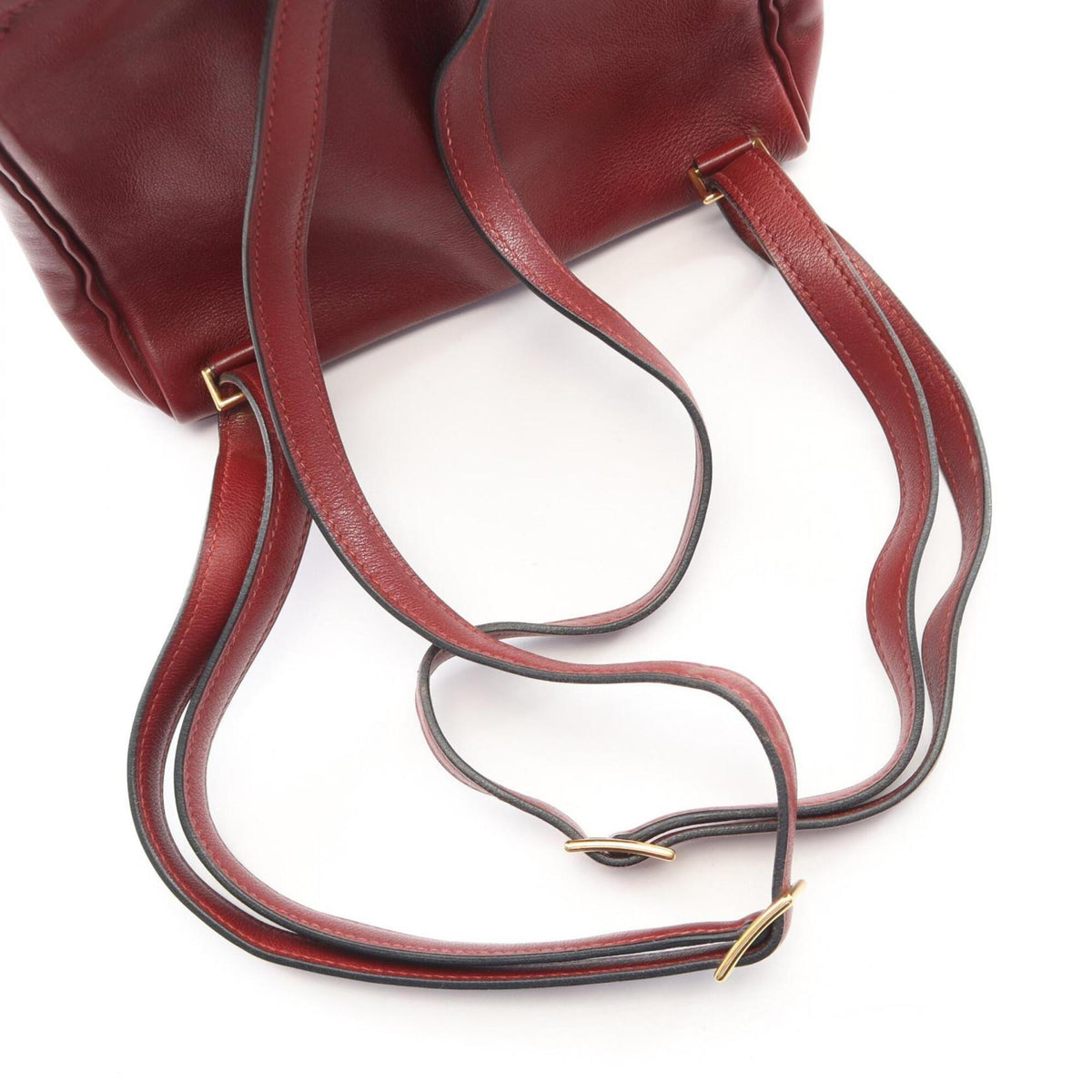 Hermes Bordeaux Gulliver Leather Backpack (Pre-Owned)