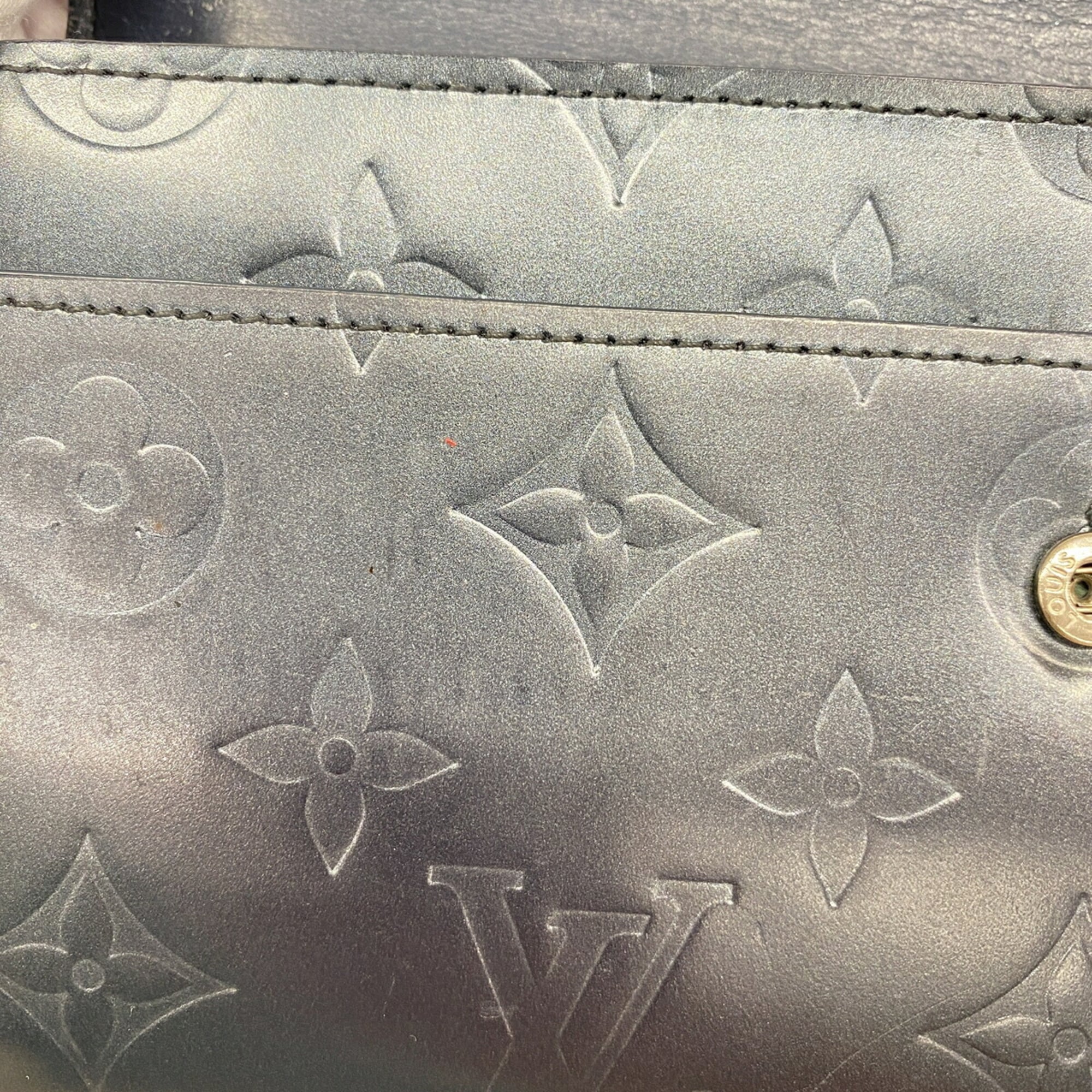 Louis Vuitton Blue Long Wallet (Bi-Fold) (Pre-Owned)