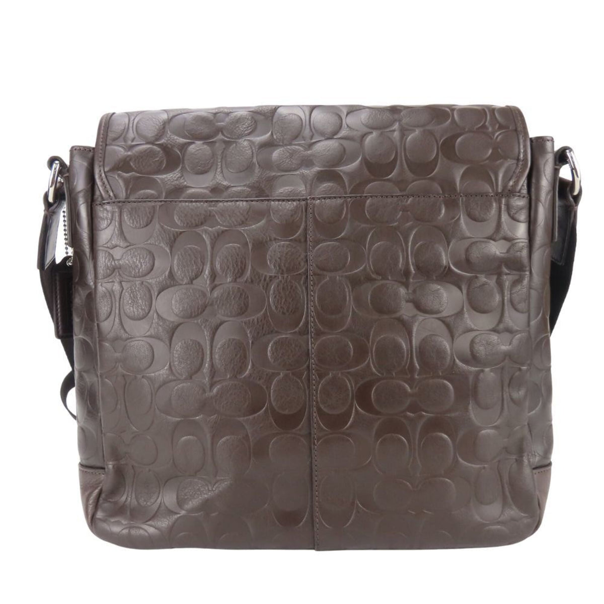 Coach Dark Brown Leather Shoulder Bag (Pre-Owned)