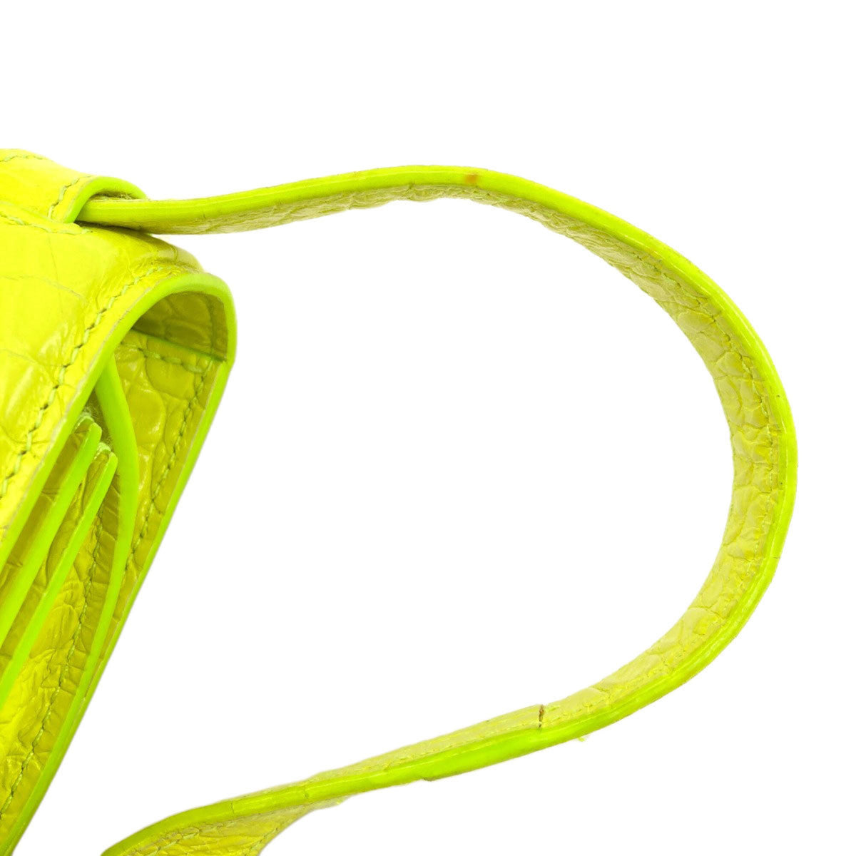 Balenciaga Yellow Leather Shoulder Bag (Pre-Owned)