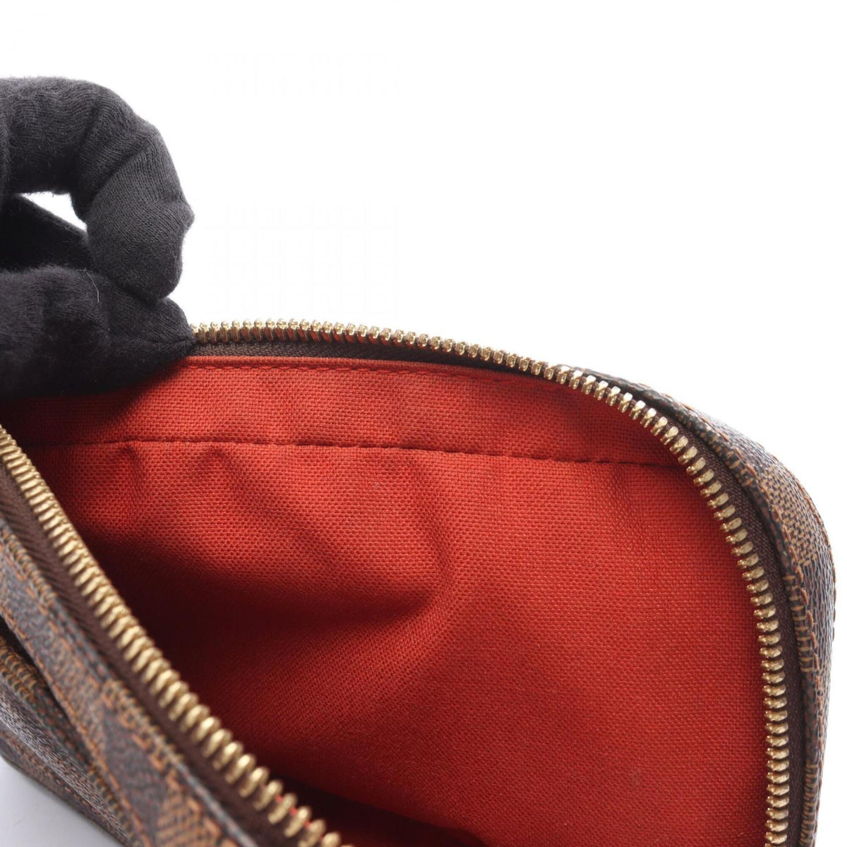 Louis Vuitton Brown Ebene Coated Canvas Fanny Pack Handbag (Pre-Owned)