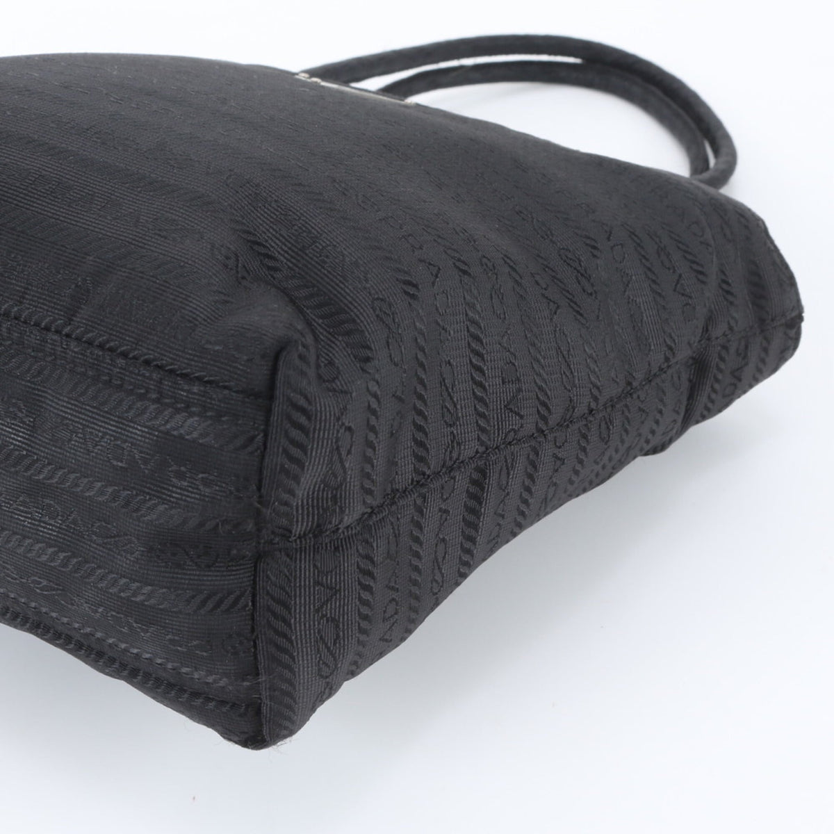 Prada Black Nylon Handbag Shoulder Bag Tote Bag (Pre-Owned)