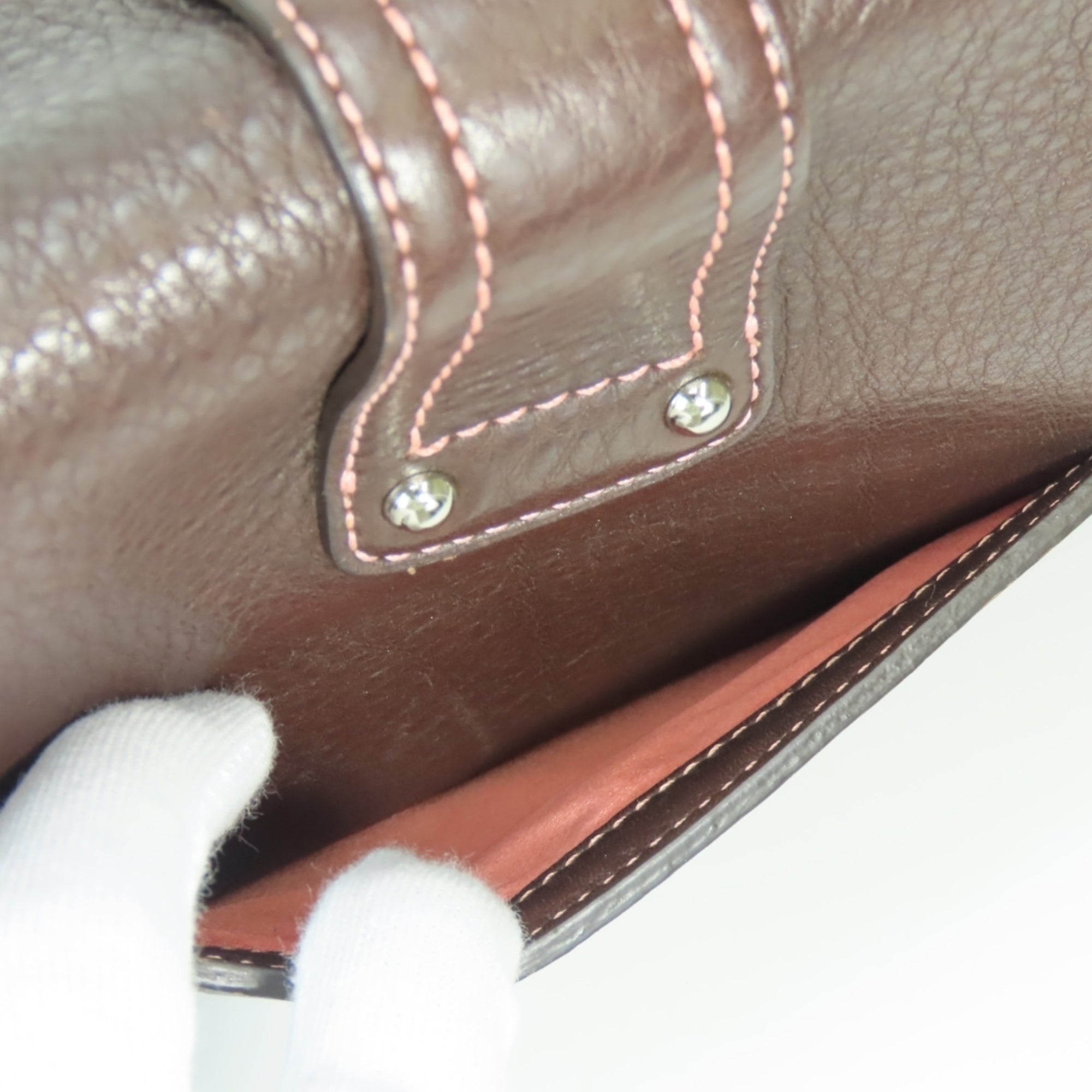 Coach Dark Brown Leather Shoulder Bag (Pre-Owned)