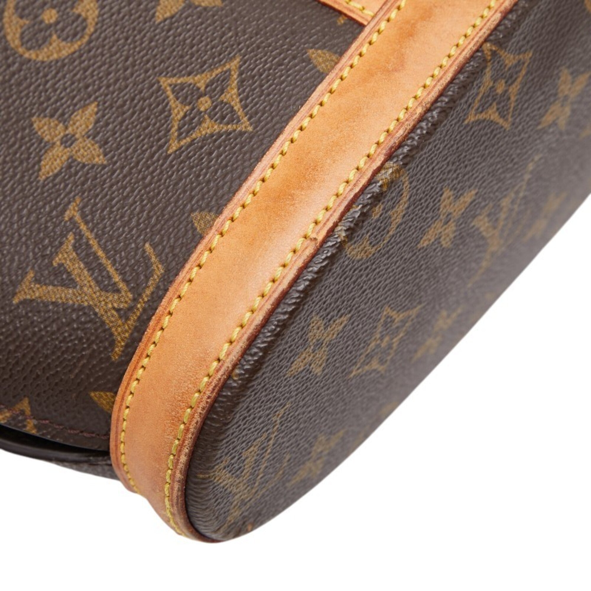 Louis Vuitton Brown Pvc Leather Shoulder Bag Tote Bag (Pre-Owned)
