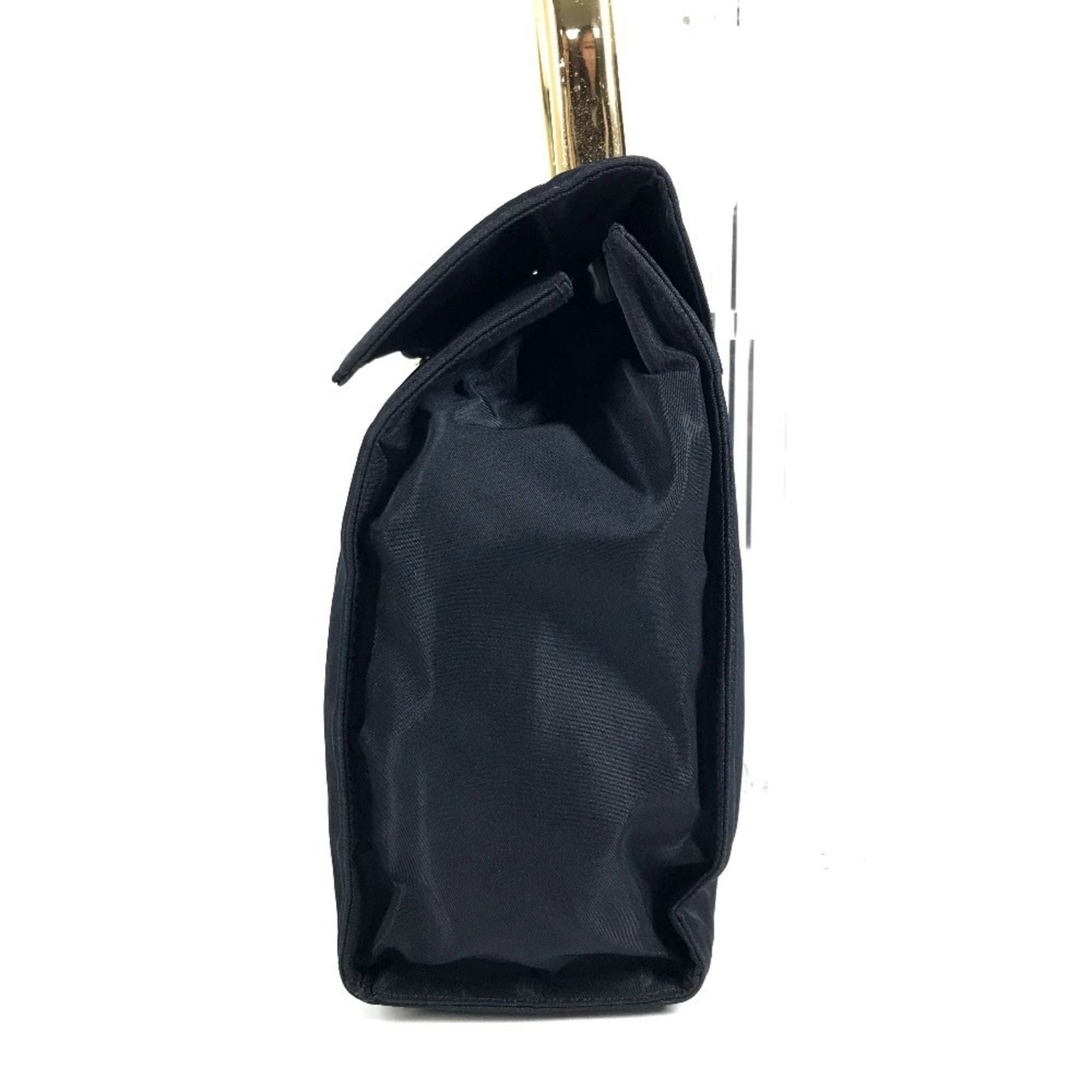 Prada Navy Nylon Handbag Tote Bag (Pre-Owned)
